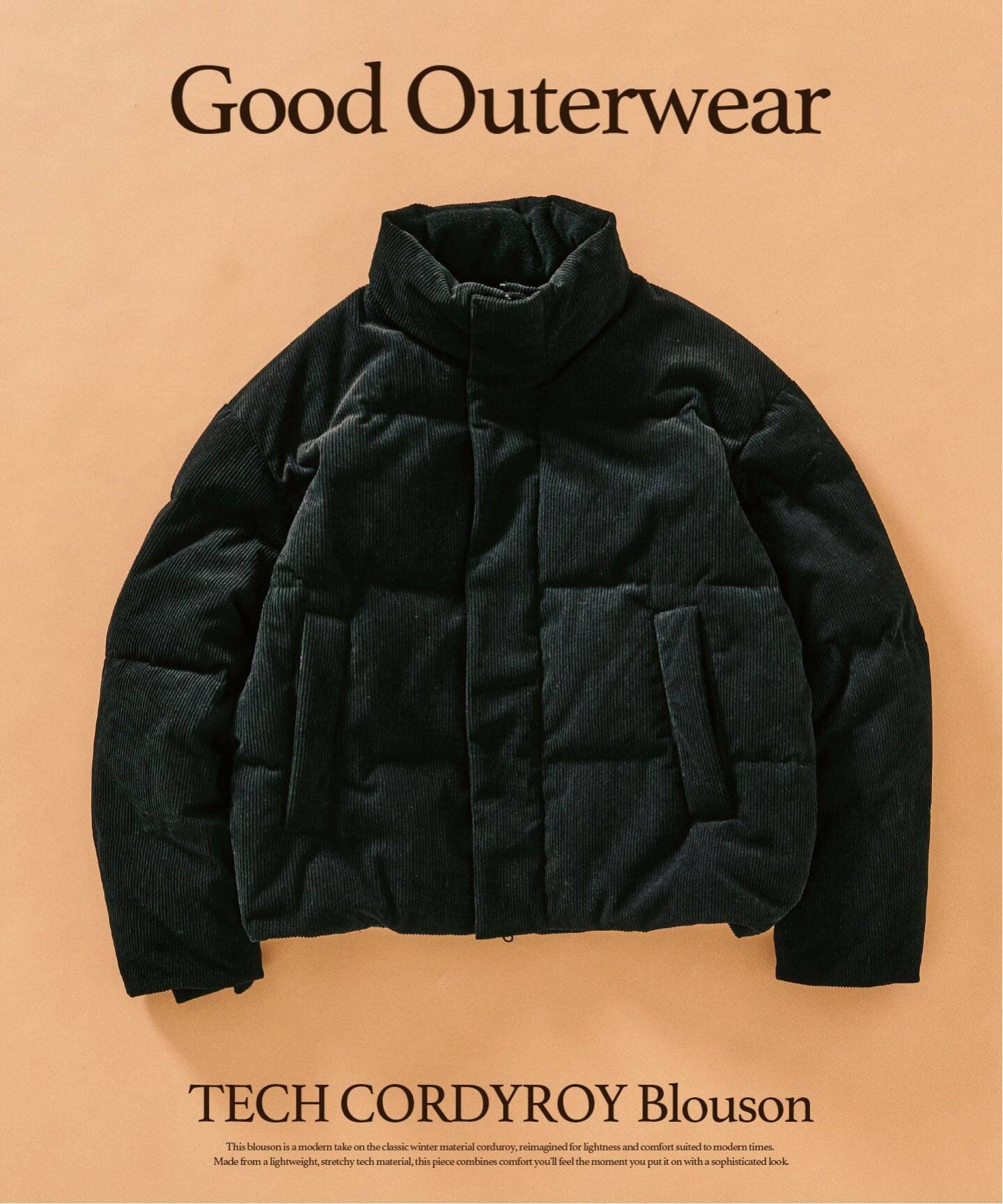 TECH CORDYROY / テックコーデュロイブルゾン（中綿・キルティング 