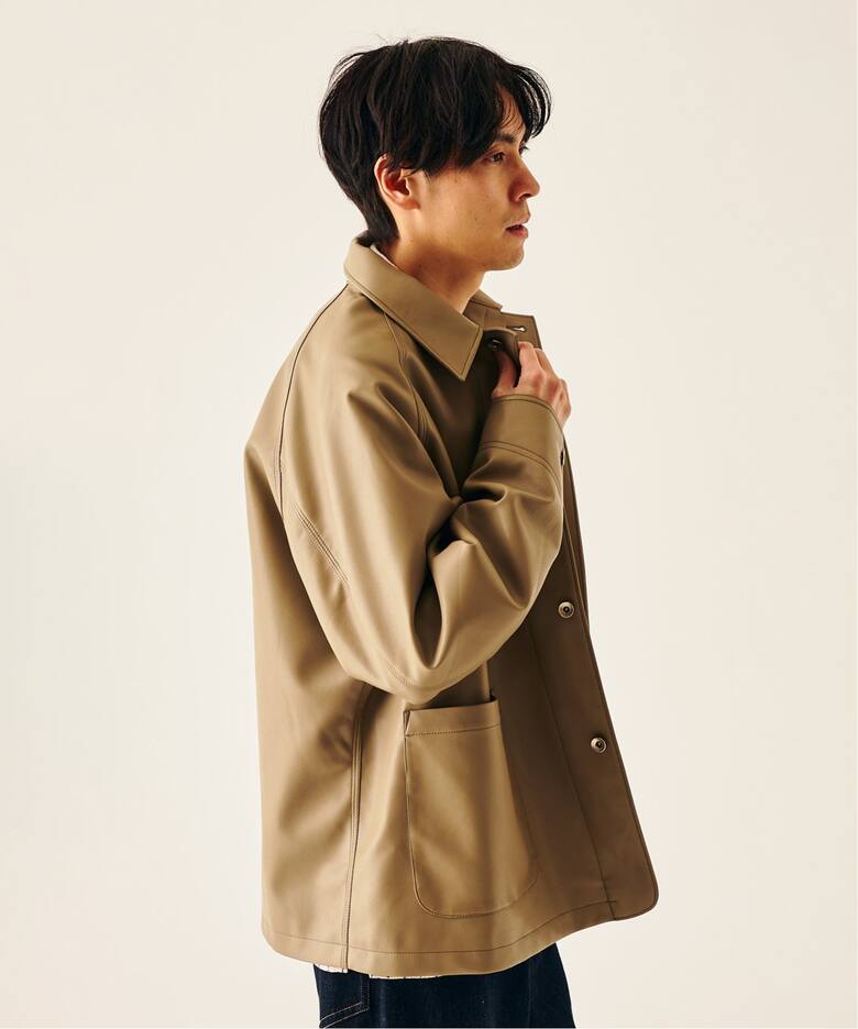 フェイクレザージャケット（レザージャケット）｜417 EDIFICE（フォー 