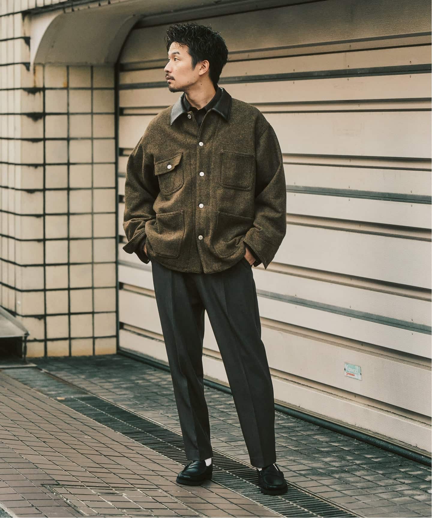 ウールツイード カバーオール（カバーオール）｜417 EDIFICE（フォー