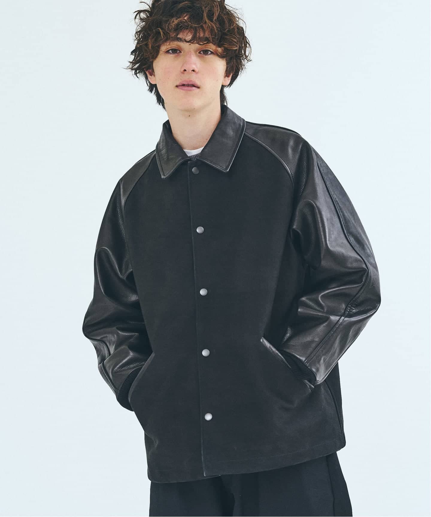 skookum スクーカム スタジャン サイズ38 SKOOKUM スタジャン ブラック