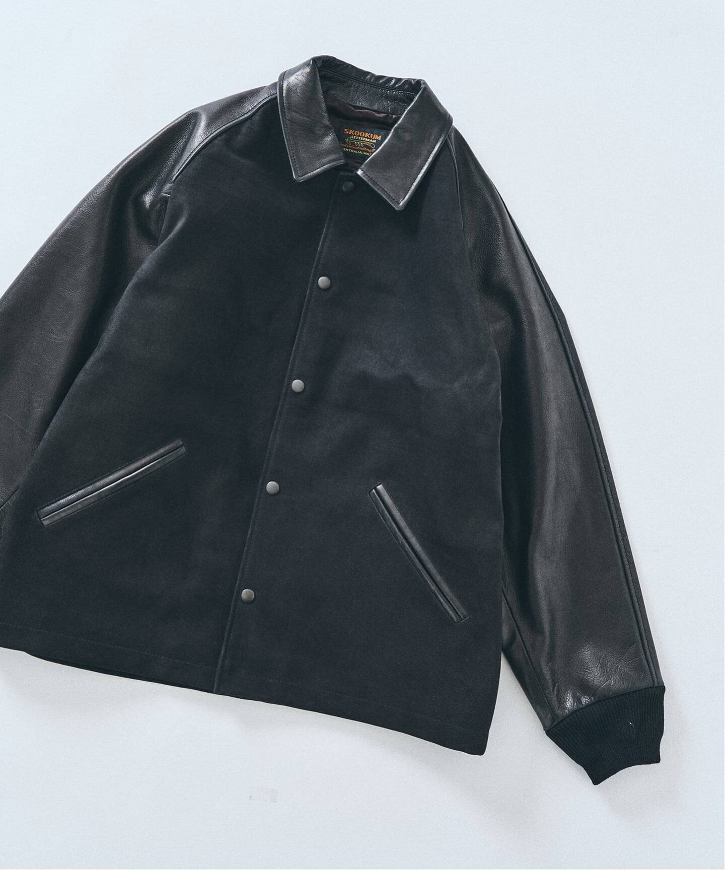 再値下げ！美品♡スクーカム♡レザーブルゾン 予約》【SKOOKUM / スクーカム】417別注Recraft ブルゾン