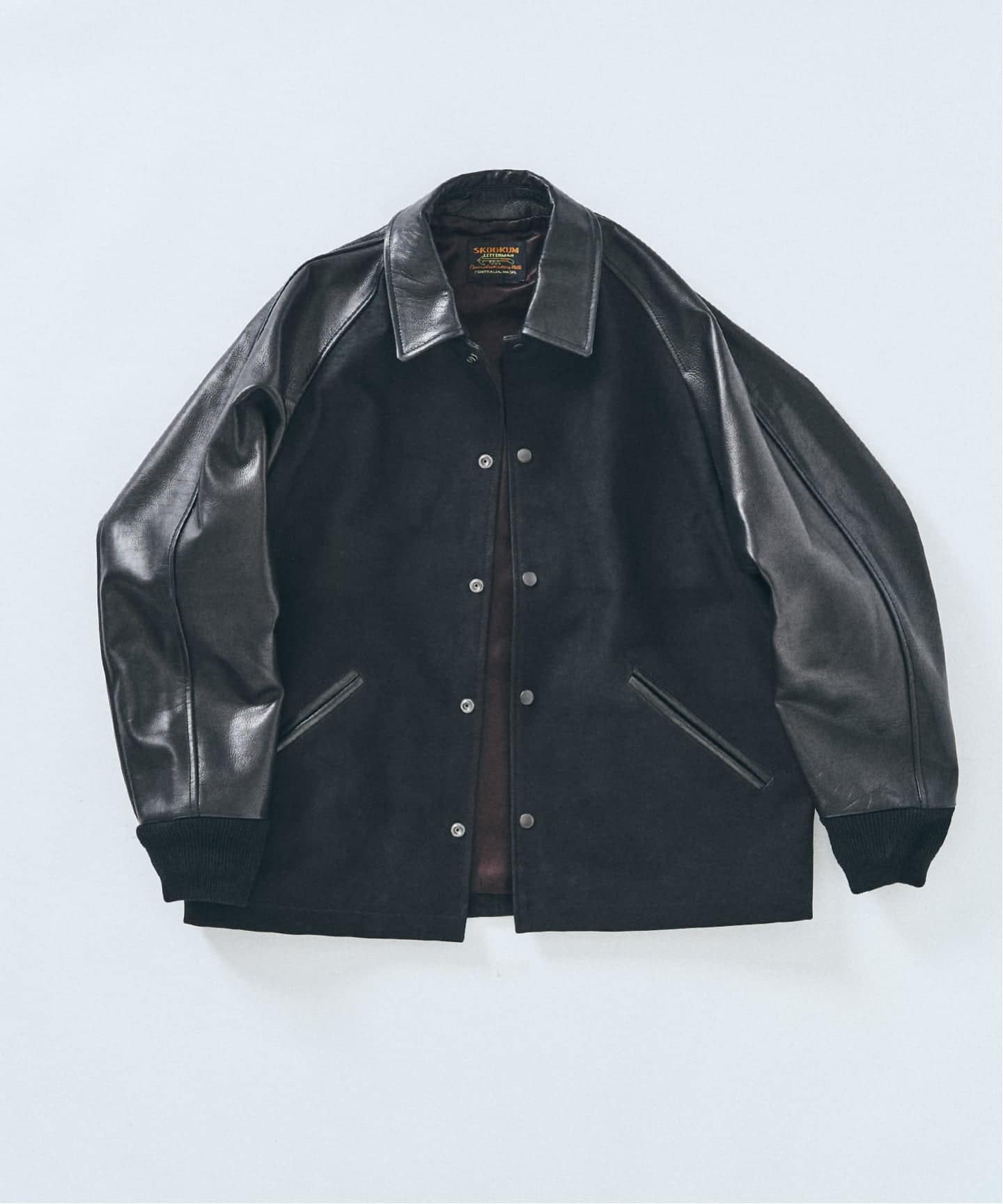 予約》【SKOOKUM / スクーカム】417別注 Leather AWARDブルゾン
