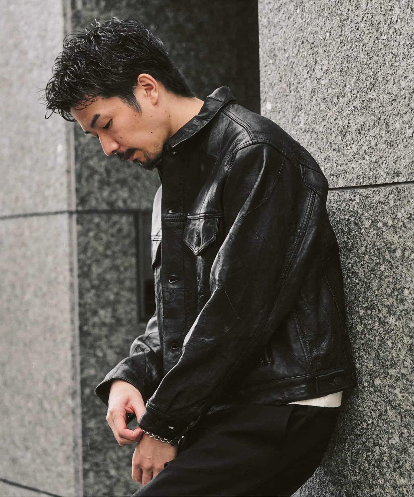 SKOOKUM / スクーカム】417別注Recraft ブルゾン（レザー