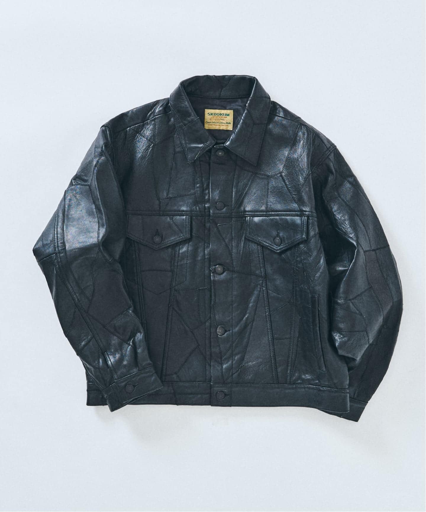 再値下げ！美品♡スクーカム♡レザーブルゾン 予約》【SKOOKUM / スクーカム】417別注Recraft ブルゾン