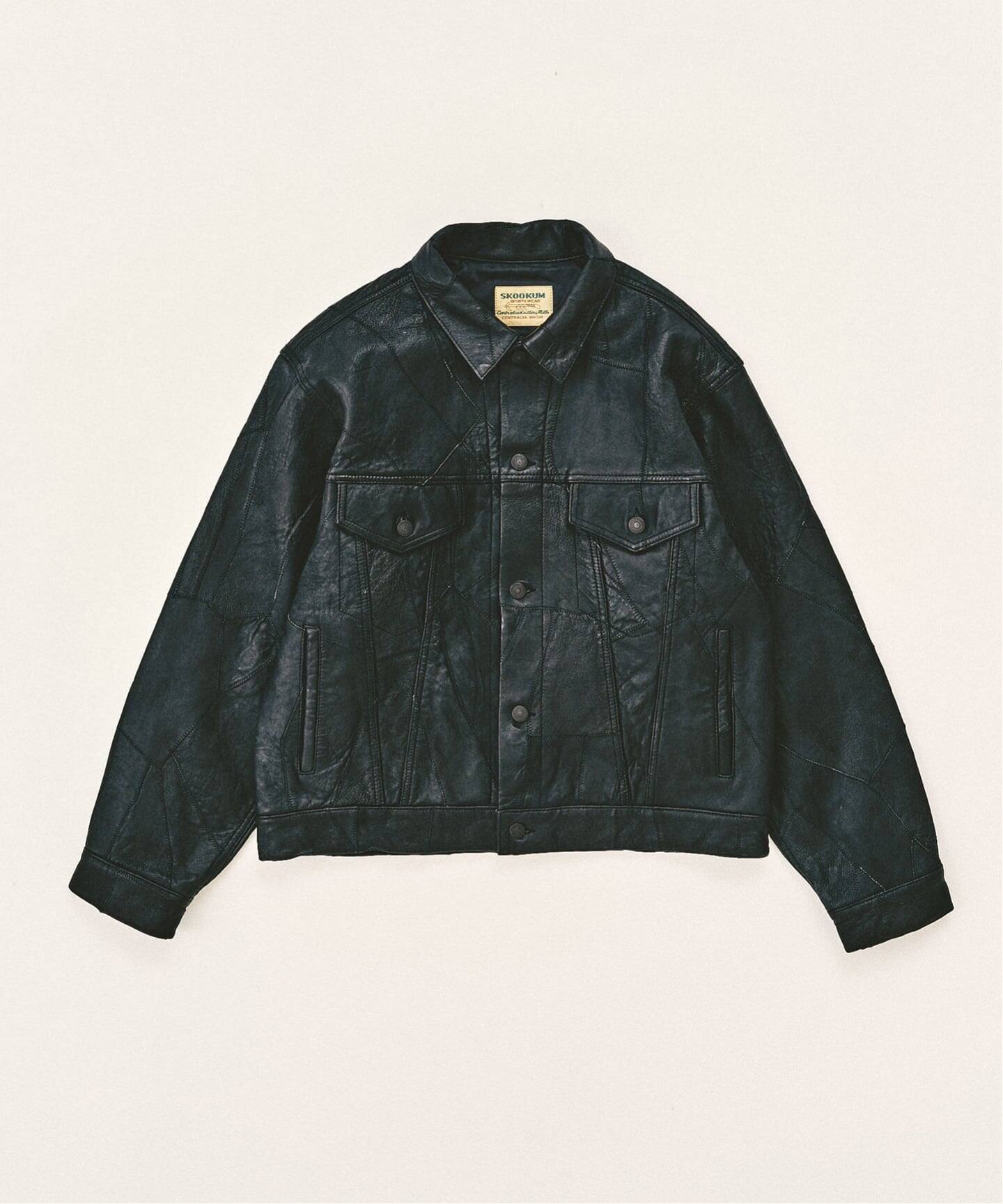 417 エディフィス（417 EDIFICE）/【SKOOKUM / スクーカム】417別注Recraft ブルゾン SKOOKUM / スクーカム】417別注Recraft ブルゾン（レザージャケット