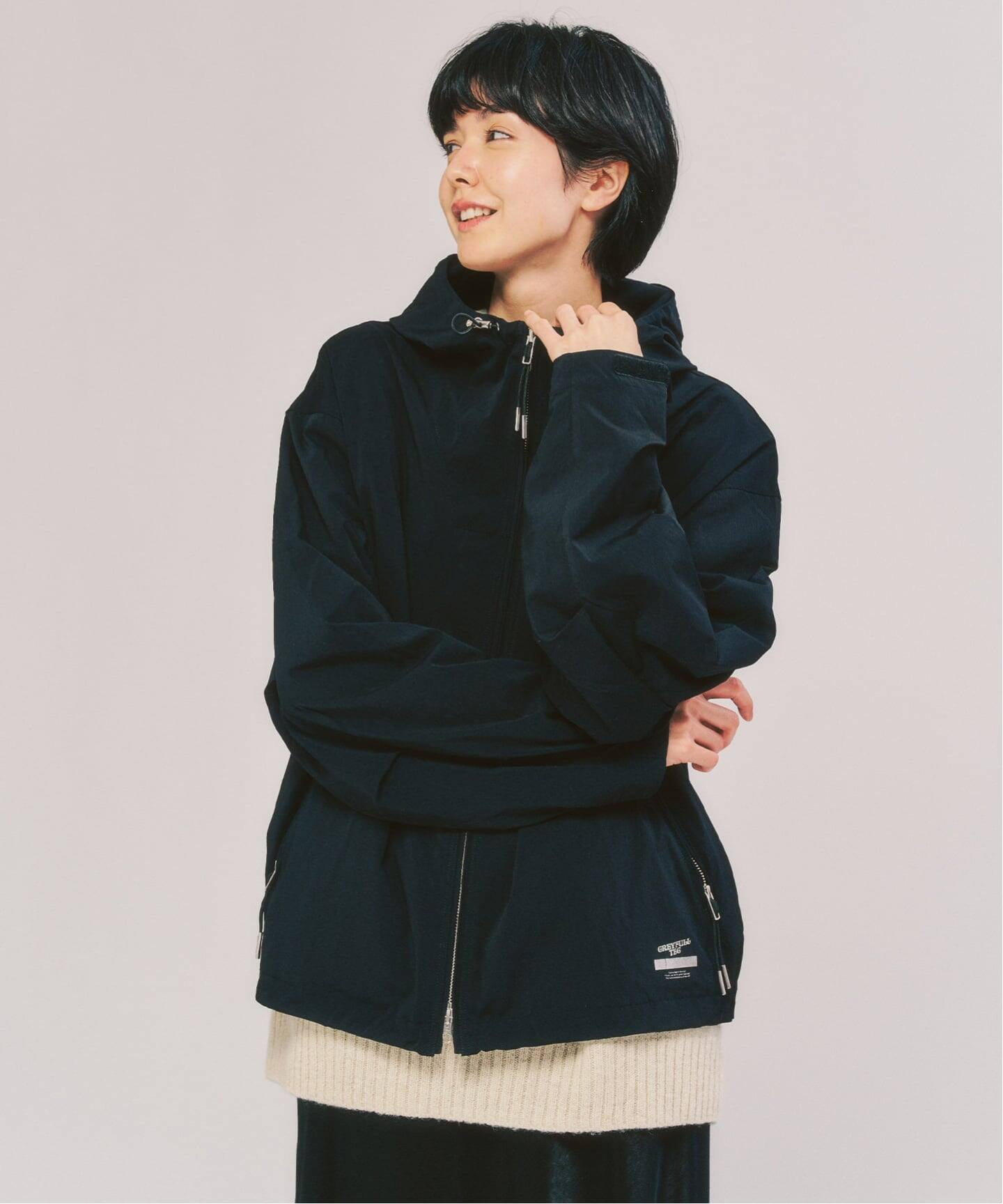 ワッシャーナイロン utility パーカー（ナイロンジャケット）｜417