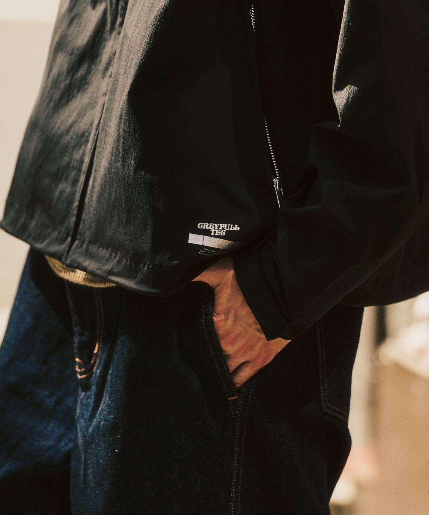 THIRTY FOUR 　サーティーフォー　ナイロンジャケット　パーカー ワッシャーナイロン utility パーカー（ナイロンジャケット