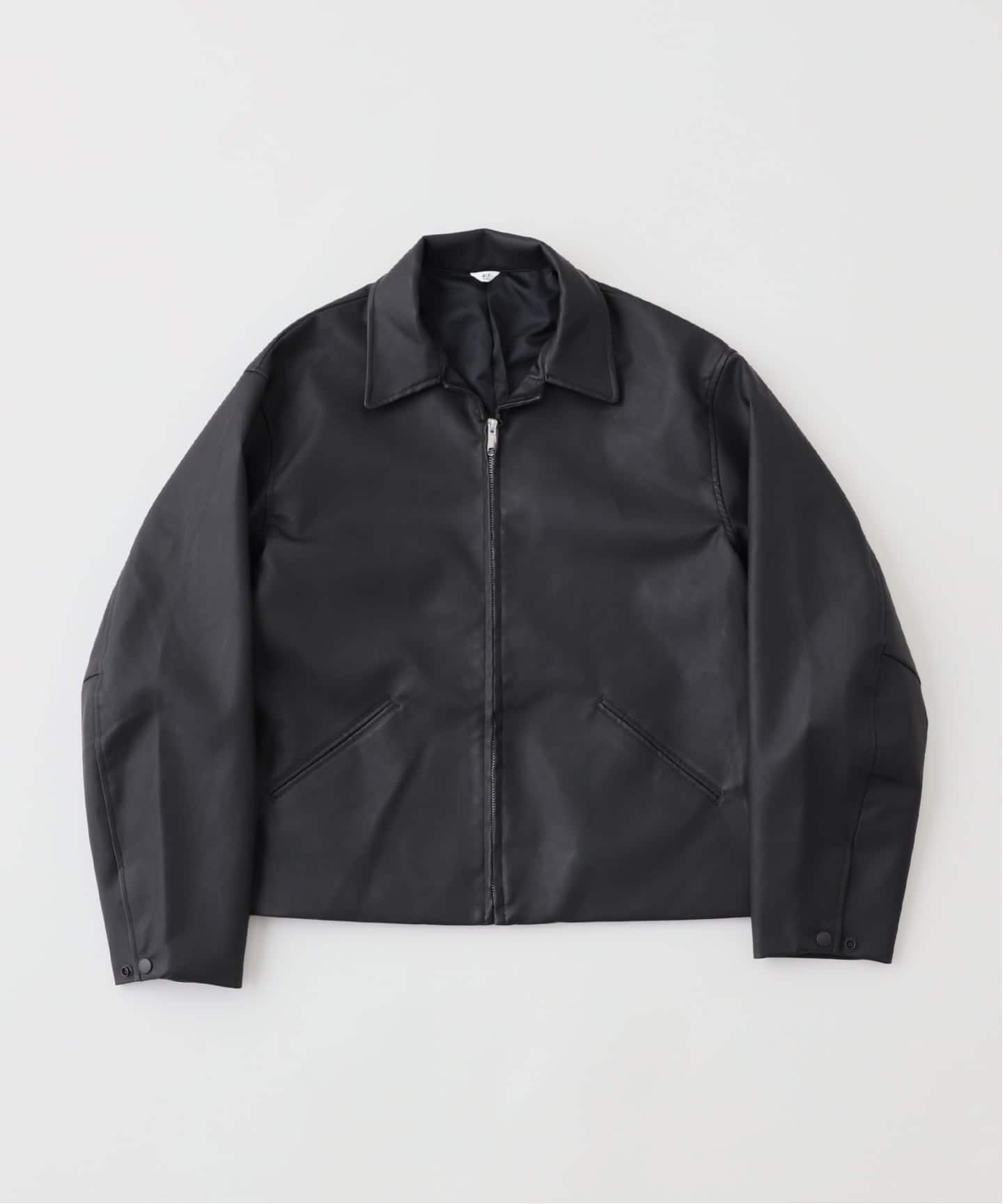 カーフL レザーショートブルゾン（レザージャケット）｜417 EDIFICE