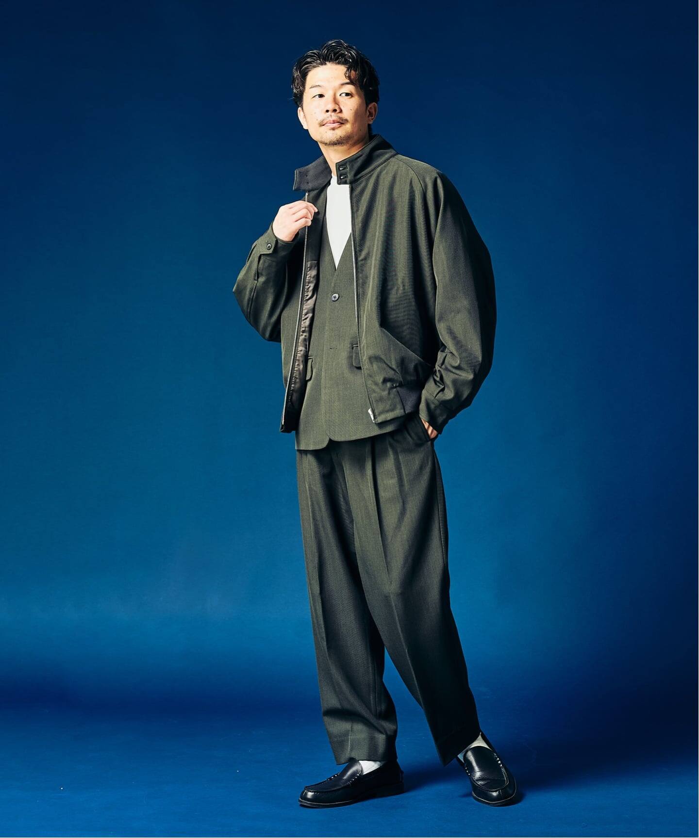 4WAYストレッチ” ハリントンジャケット（その他ブルゾン／アウター