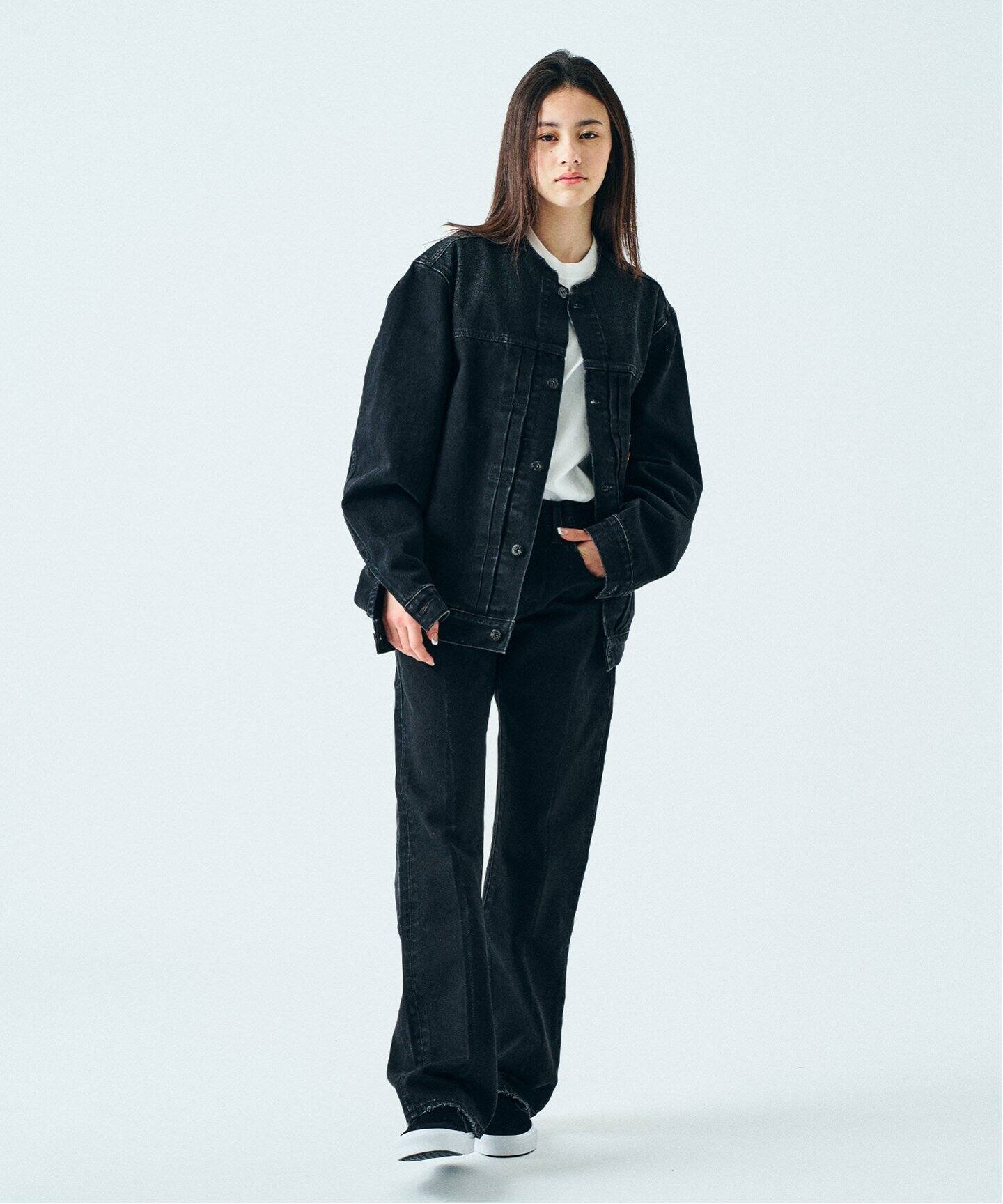 入手困難✨バーバリーブラックレーベル LEVIS デニム テーラードジャケット Levi's(リーバイス) 別注 Type 1 Trucker Jacket BLACK