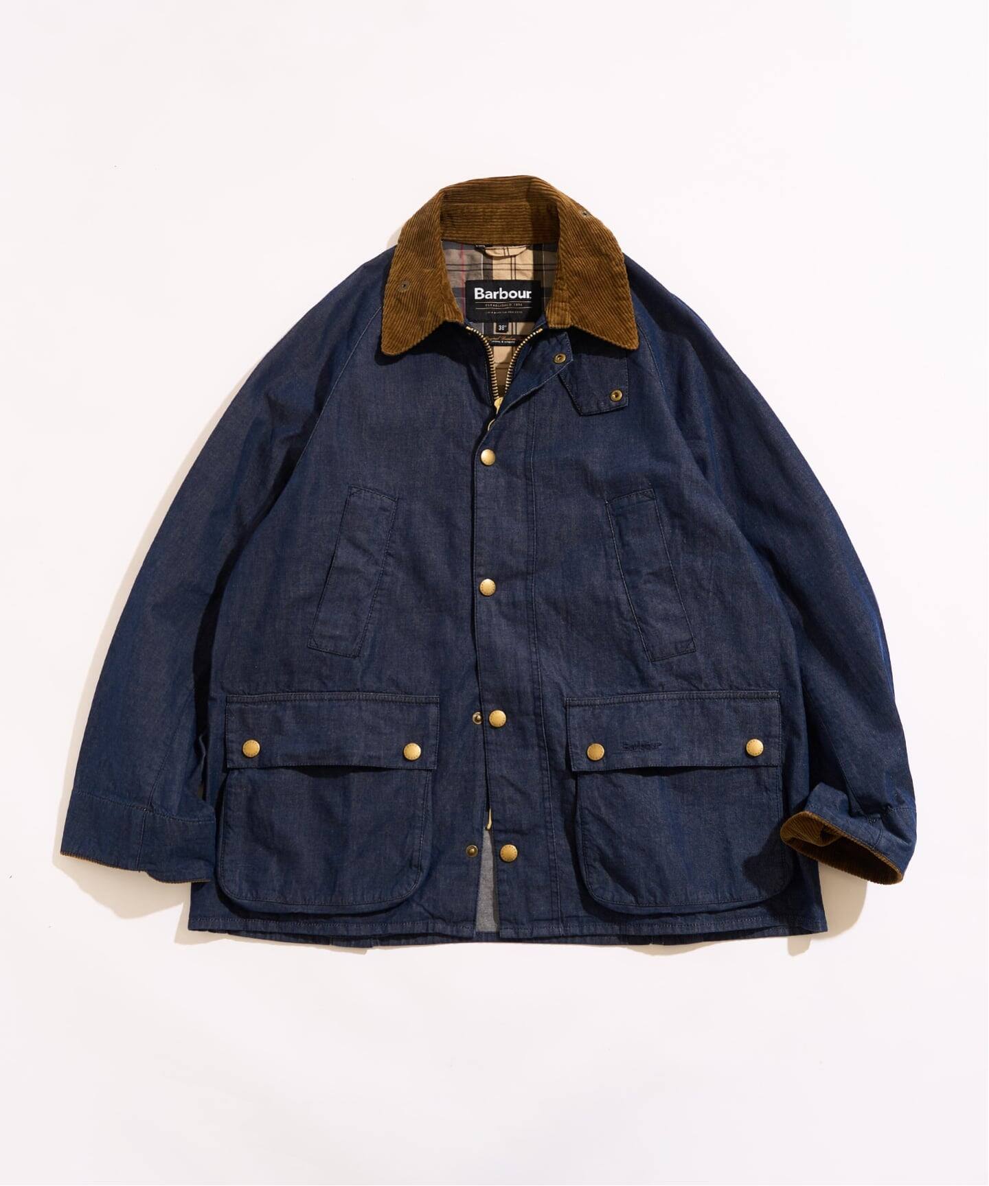 Barbour 417 Edifice os bedale 40 ネイビー Barbour / バブアー os bedale denim casual jacket（その他ブルゾン