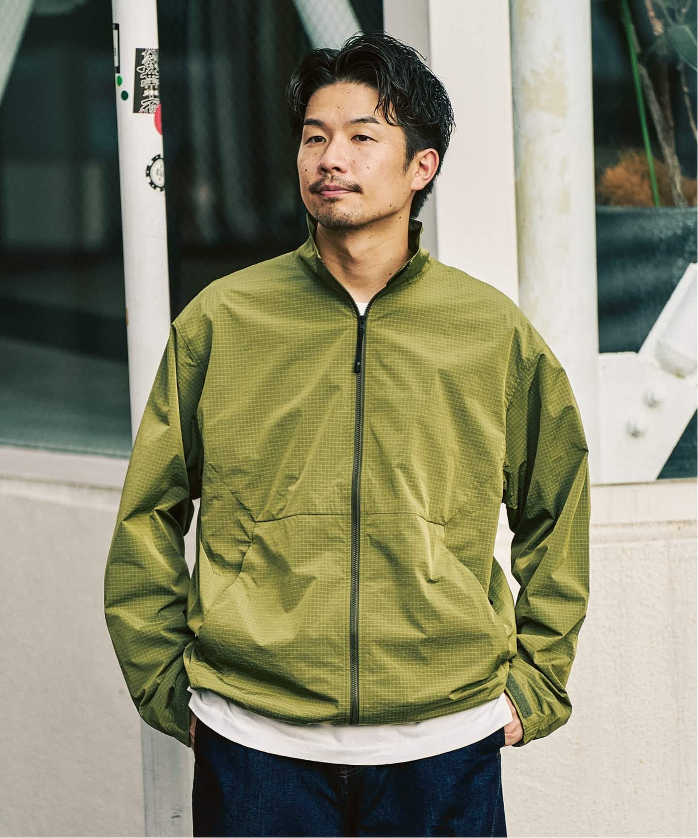 GOLDWIN / ゴールドウィン Dope Dyed Rip-stop Wind Jacket