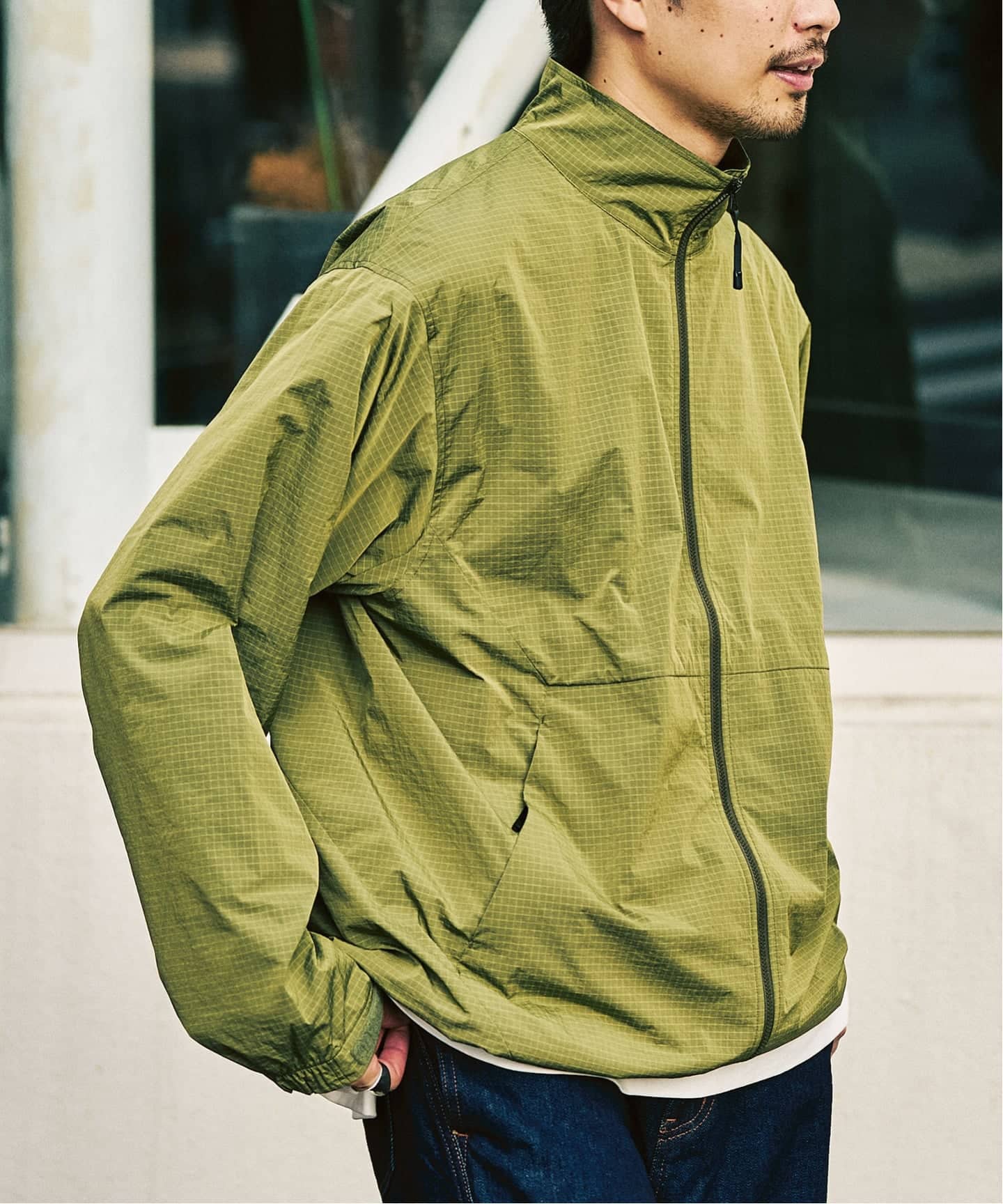 GOLDWIN / ゴールドウィン Dope Dyed Rip-stop Wind Jacket