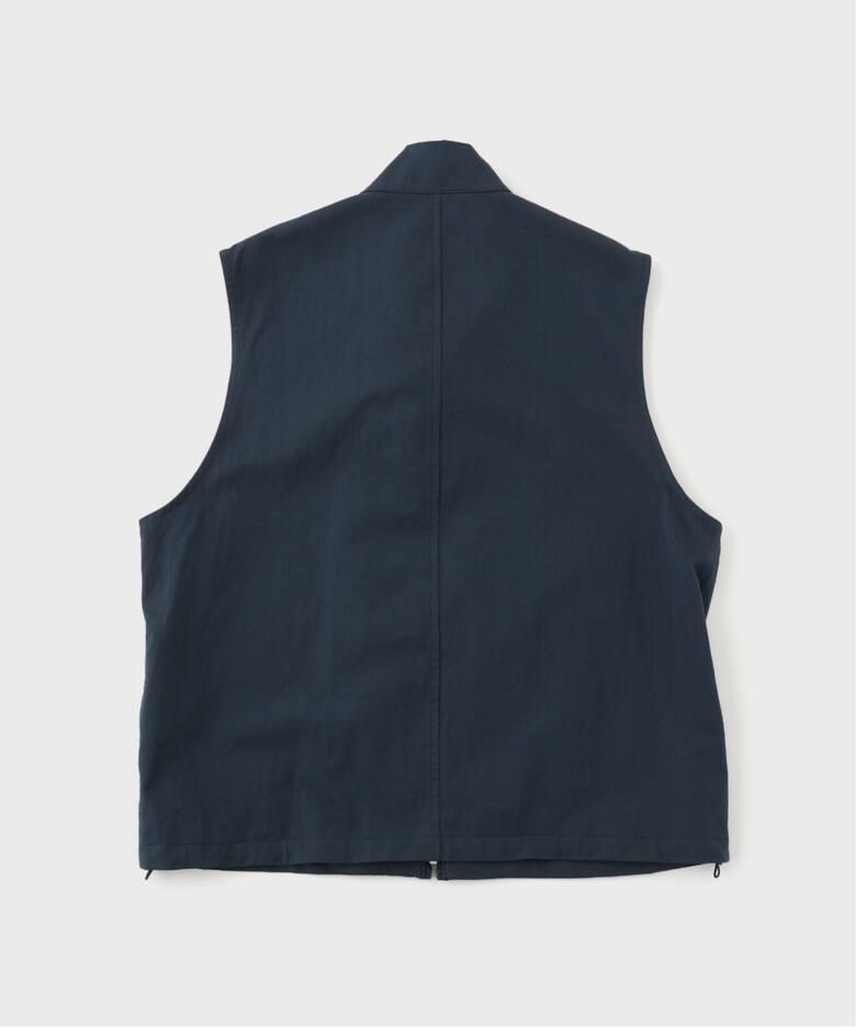 STILL BY HAND / スティルバイハンド Stand collar vest VE02251 