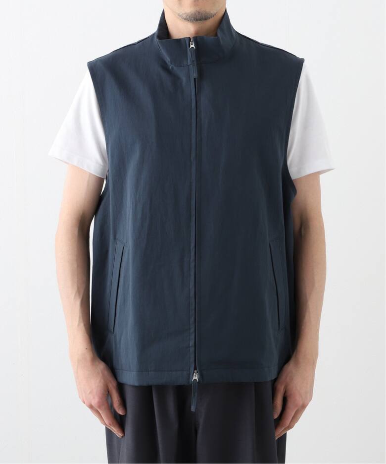 STILL BY HAND / スティルバイハンド Stand collar vest VE02251 