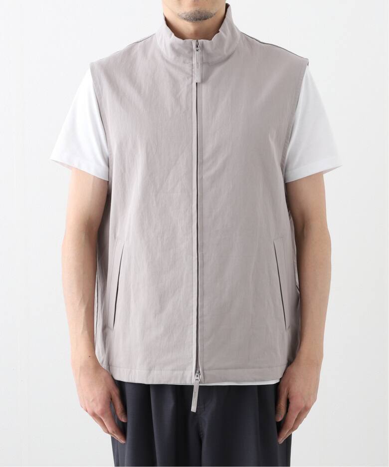 STILL BY HAND / スティルバイハンド Stand collar vest VE02251 