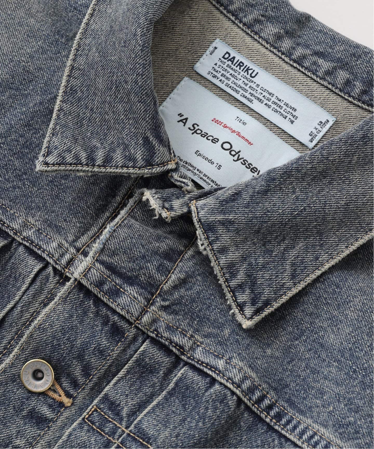 DAIRIKU / ダイリク】 2PKT Vinatge Denim Jacket（デニムジャケット