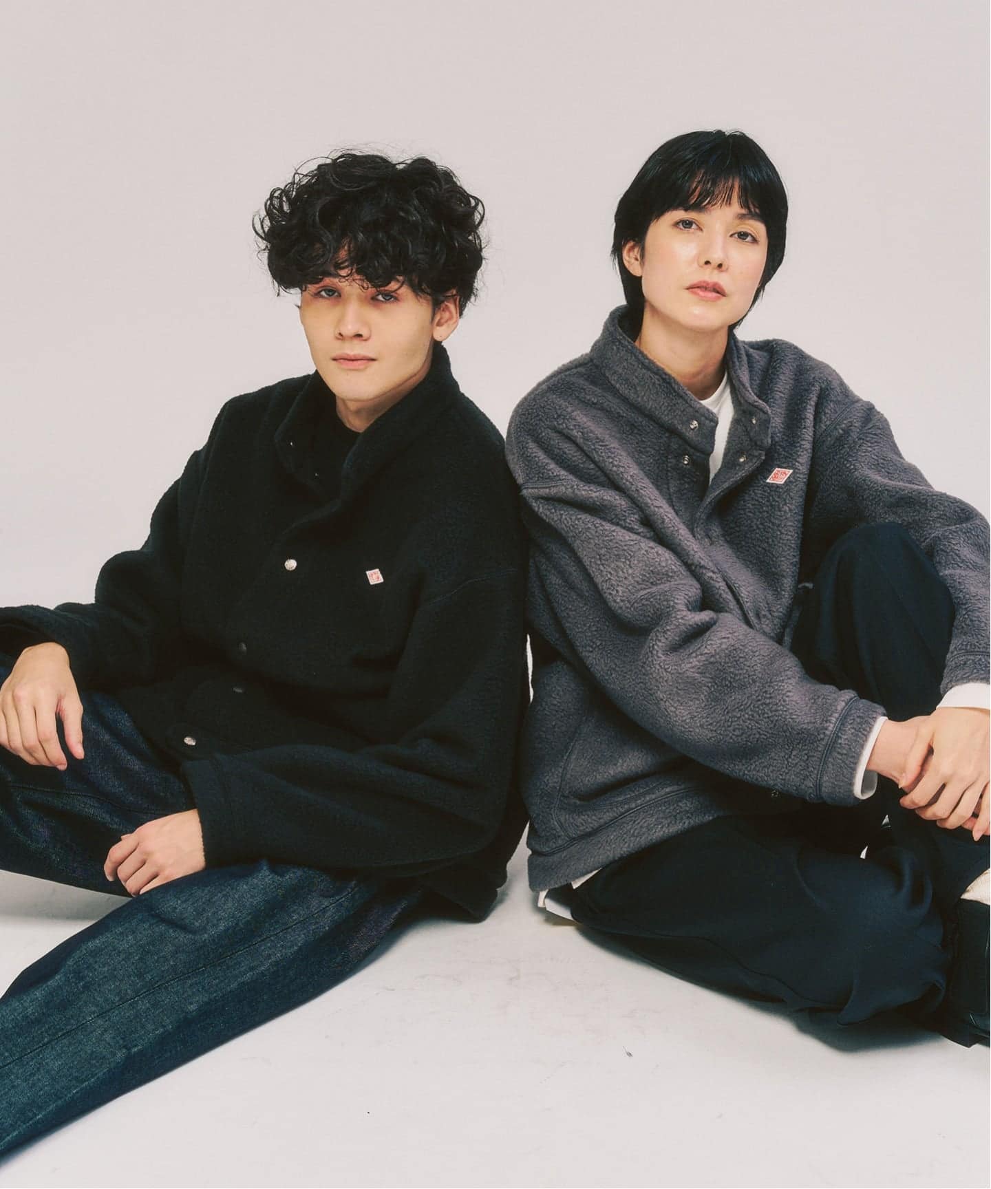 DANTON　STAND COLLAR JACKET ブラック Lサイズ DANTON MEN'S STAND COLLAR DOWN JACKET – unexpected store