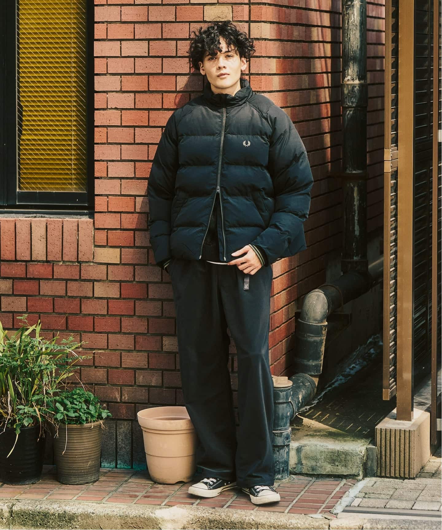 FRED PERRY / フレッドペリー RAGLAN SLEEVE PADDED JACKET（中綿