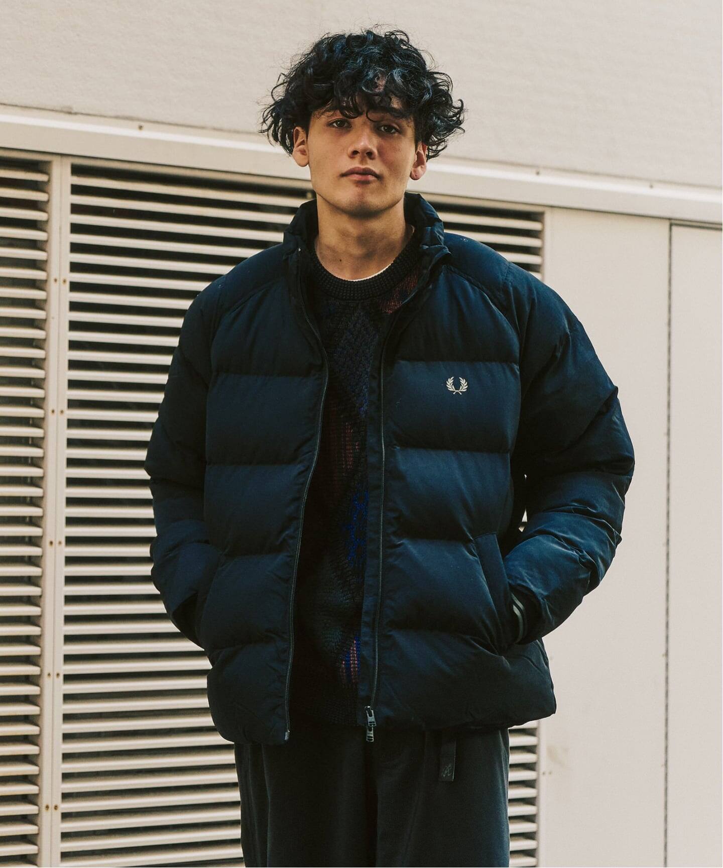 FRED PERRY / フレッドペリー RAGLAN SLEEVE PADDED JACKET（中綿