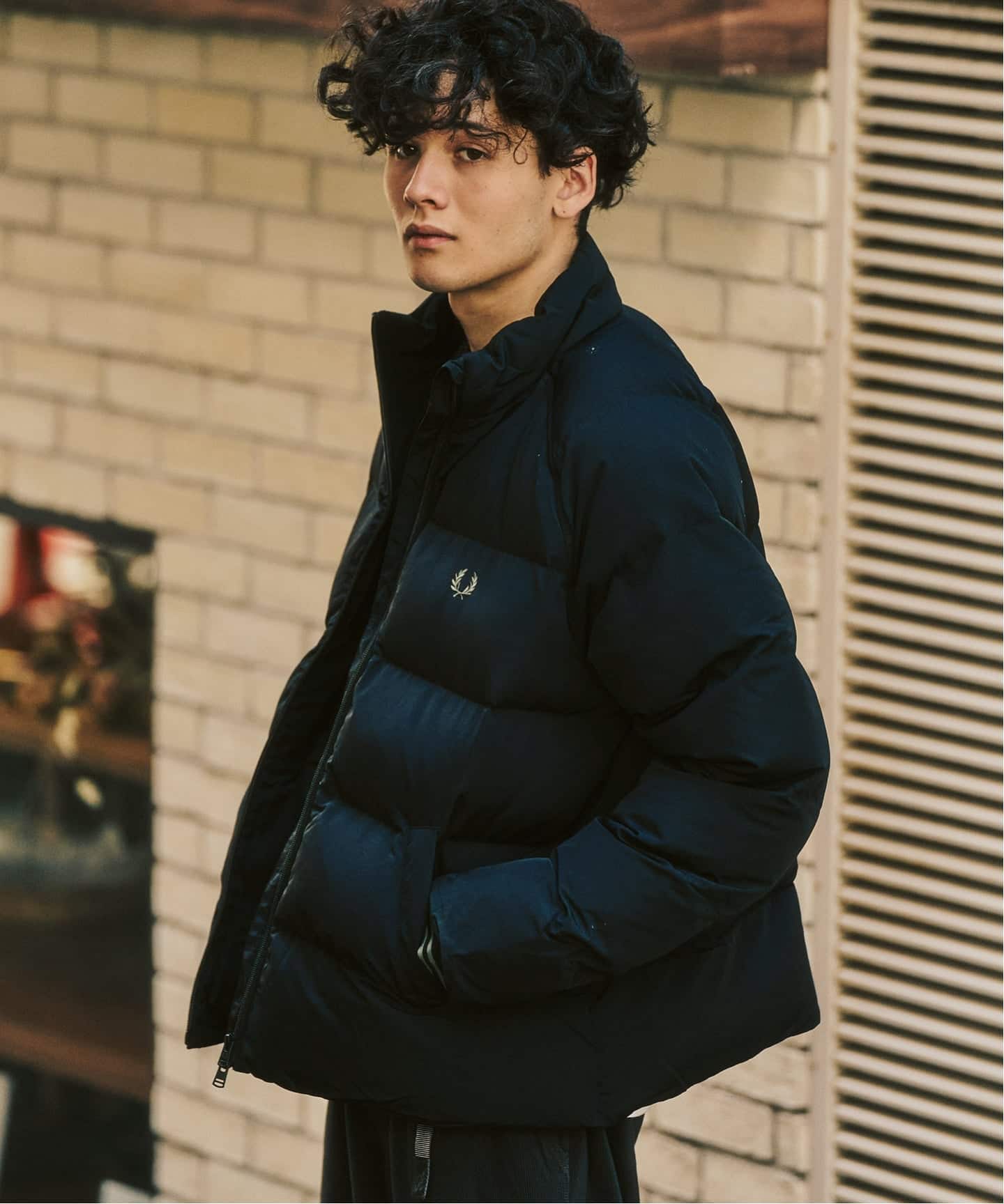 FRED PERRY / フレッドペリー RAGLAN SLEEVE PADDED JACKET