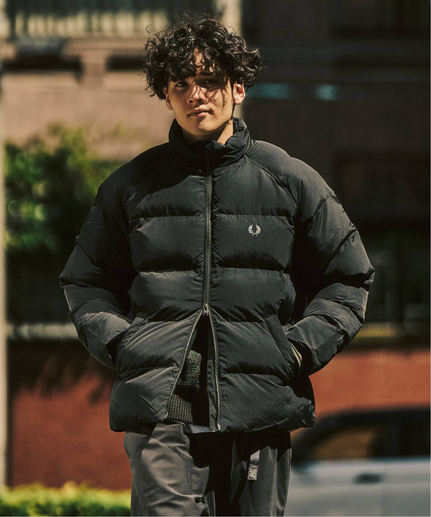 FRED PERRY / フレッドペリー RAGLAN SLEEVE PADDED JACKET（中綿