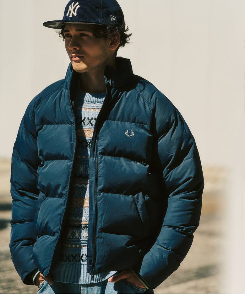 FRED PERRY / フレッドペリー RAGLAN SLEEVE PADDED JACKET（中綿 