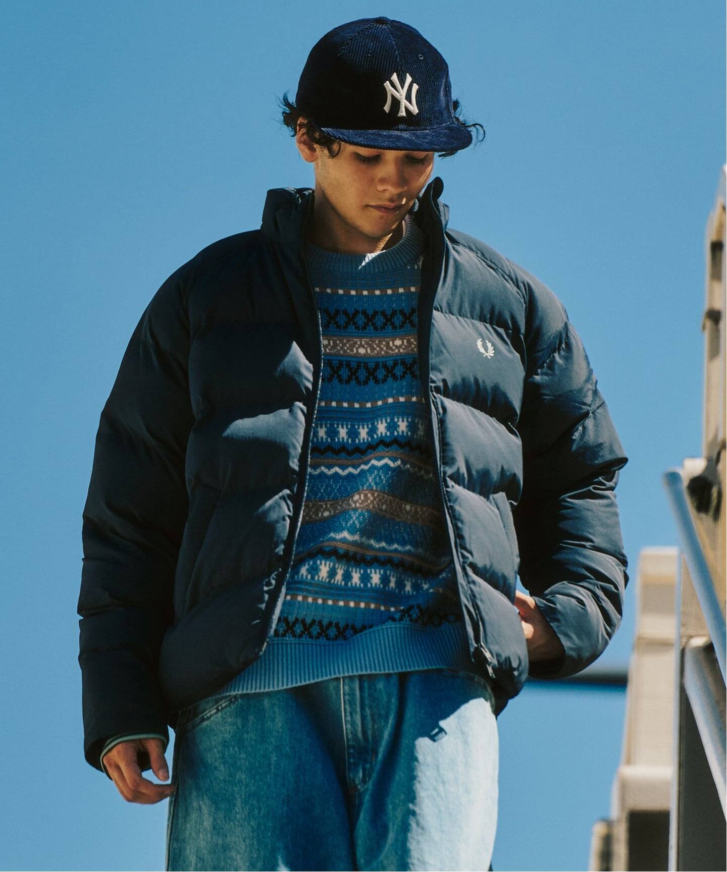 FRED PERRY / フレッドペリー RAGLAN SLEEVE PADDED JACKET（中綿