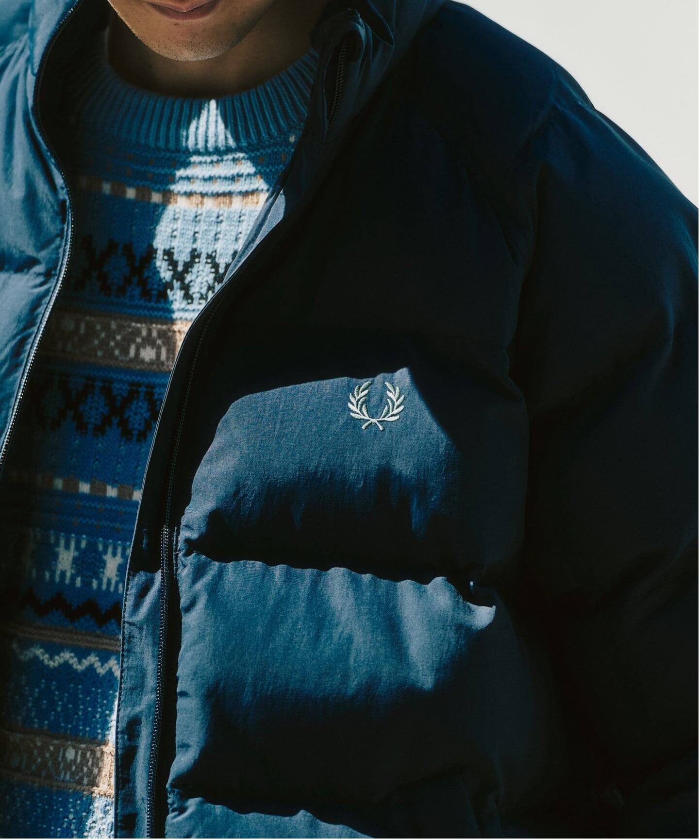 FRED PERRY / フレッドペリー RAGLAN SLEEVE PADDED JACKET（中綿