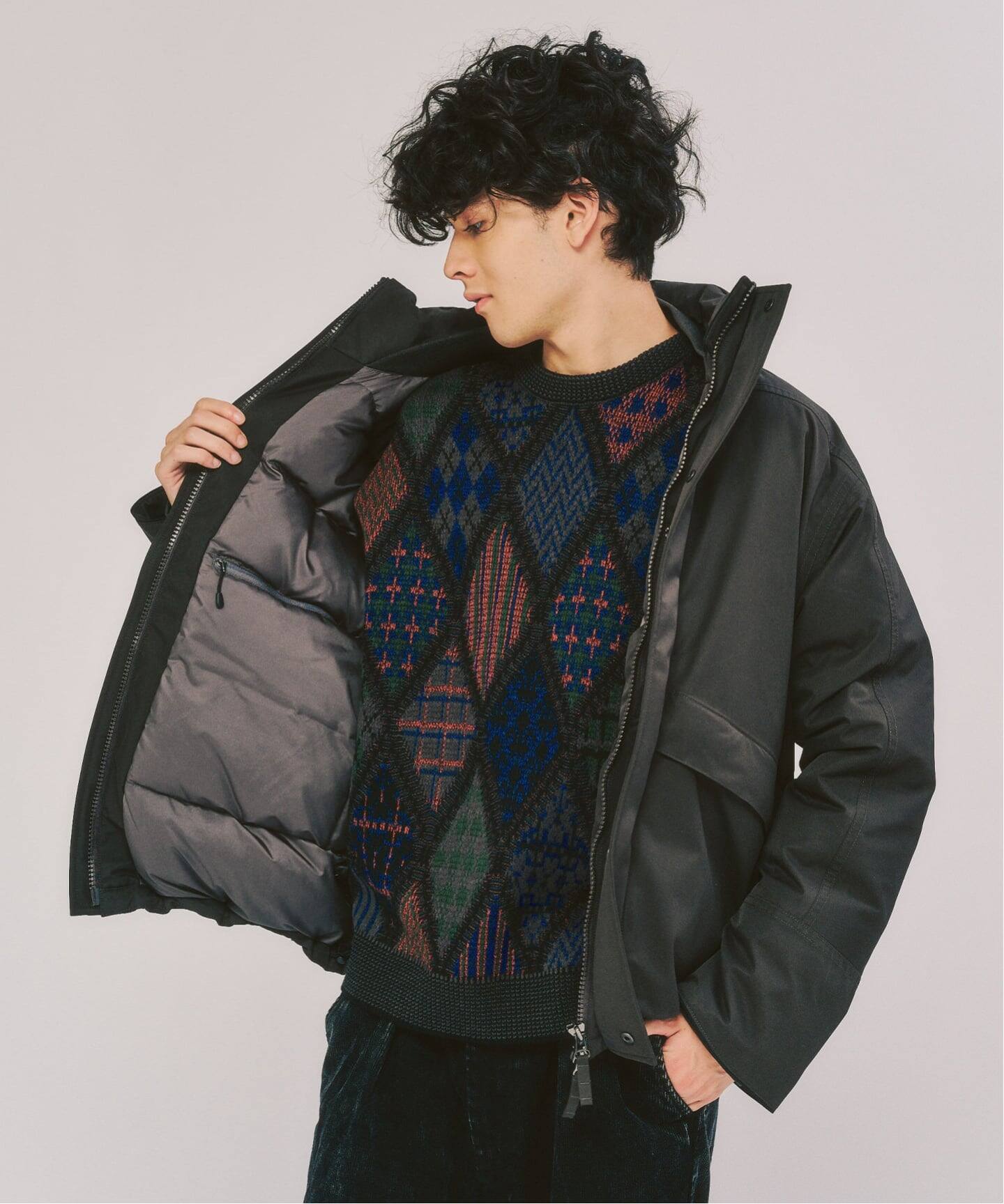 ナナミカ 417別注 GORE-TEX Short Down Jacket M bb05af60-0c6a-428c-b5e9-