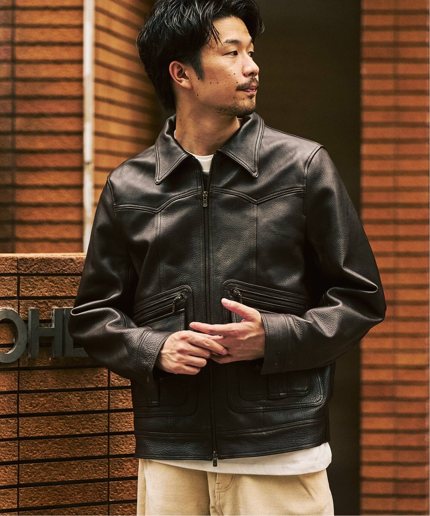 NEEDLES / ニードルズ】 Southern Jacket（レザージャケット）｜417