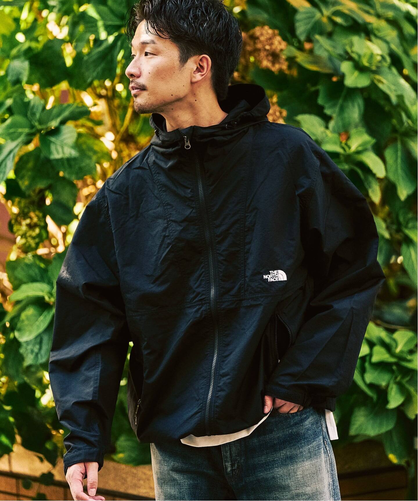 The North Face マウンテンパーカー ブラック/デニム THE NORTH FACE マウンテンパーカーブラックデニムLサイズ