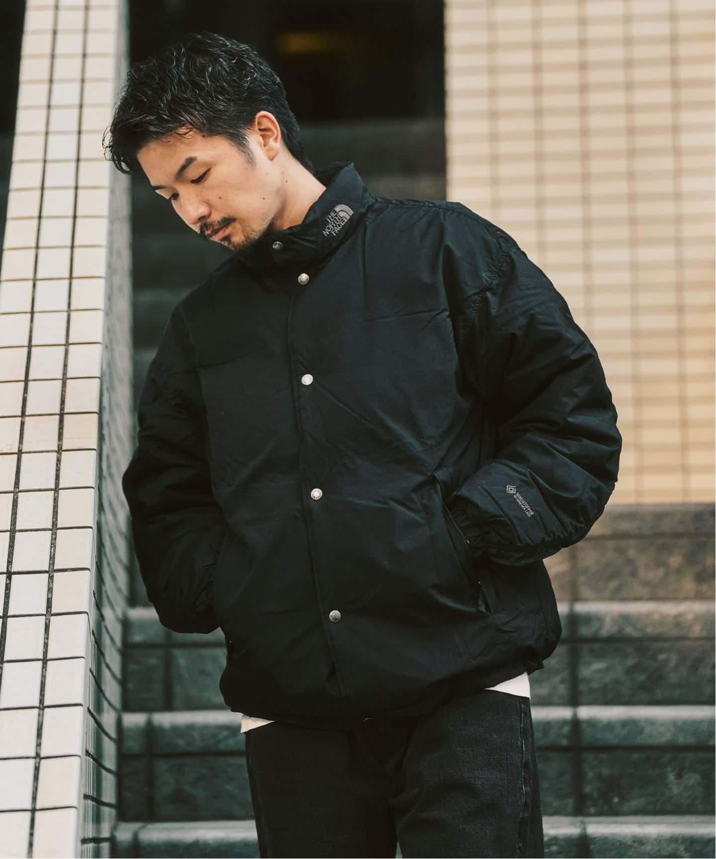 AMERICANA ブラック プルオーバー ジャケット THE NORTH FACE / ザ ノースフェイス Alteration Sierra Jacket