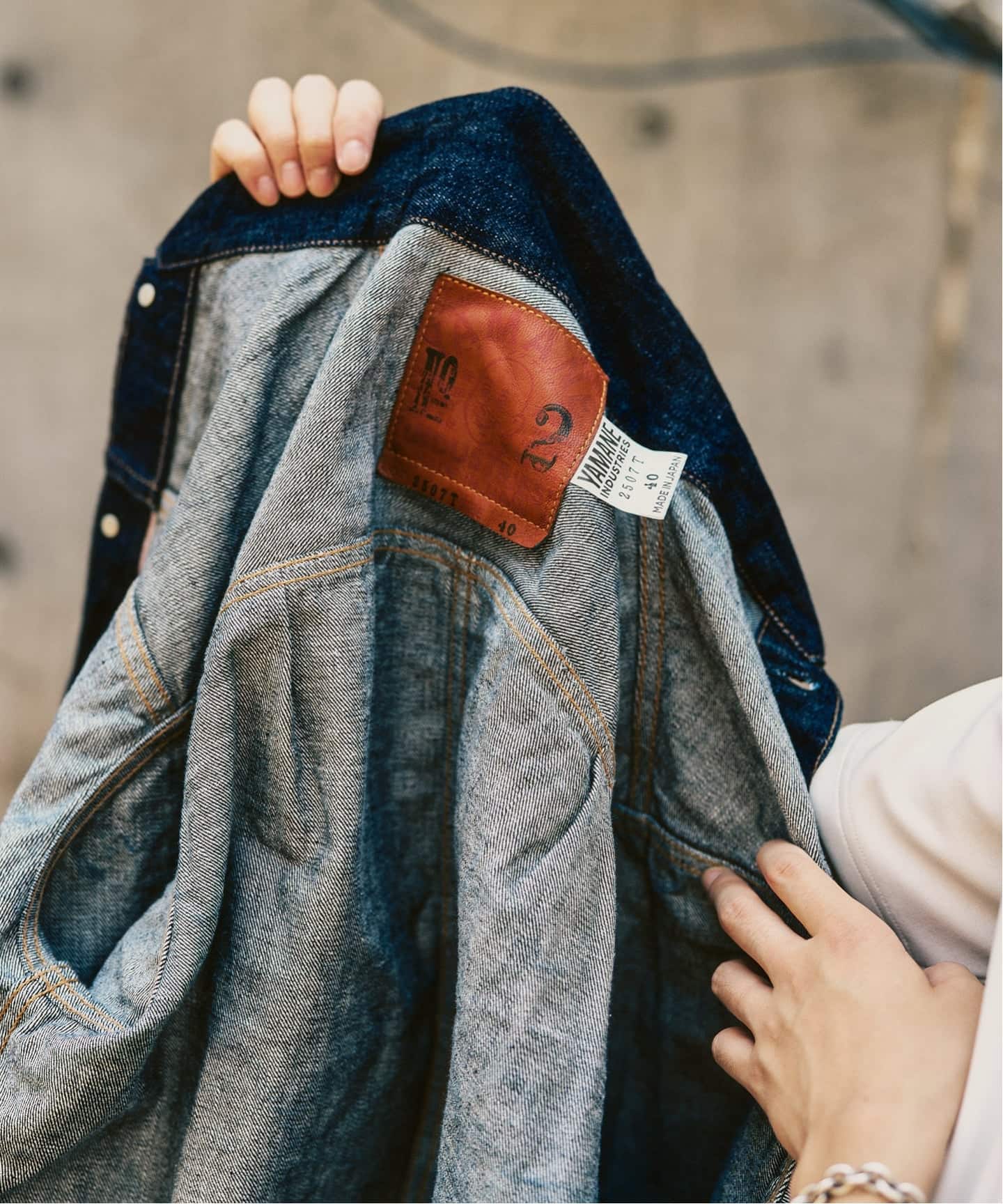 YAMANE EVISU 刺繍 スウェット ジップ スカパーカー 40