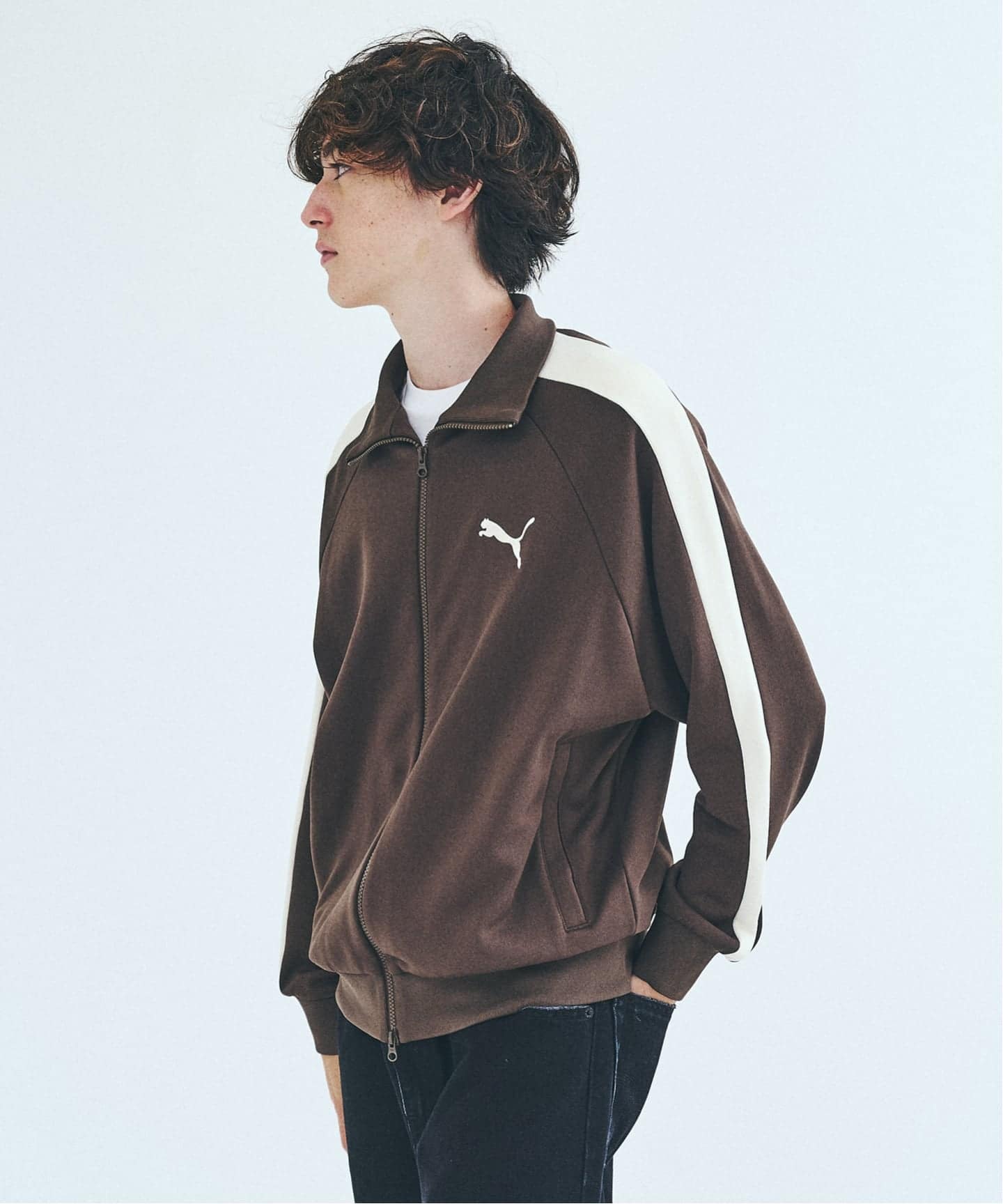 PUMA ブラウン トラックジャケット 90s トラックジャケット(S ブラウン): トップス｜Right-on公式