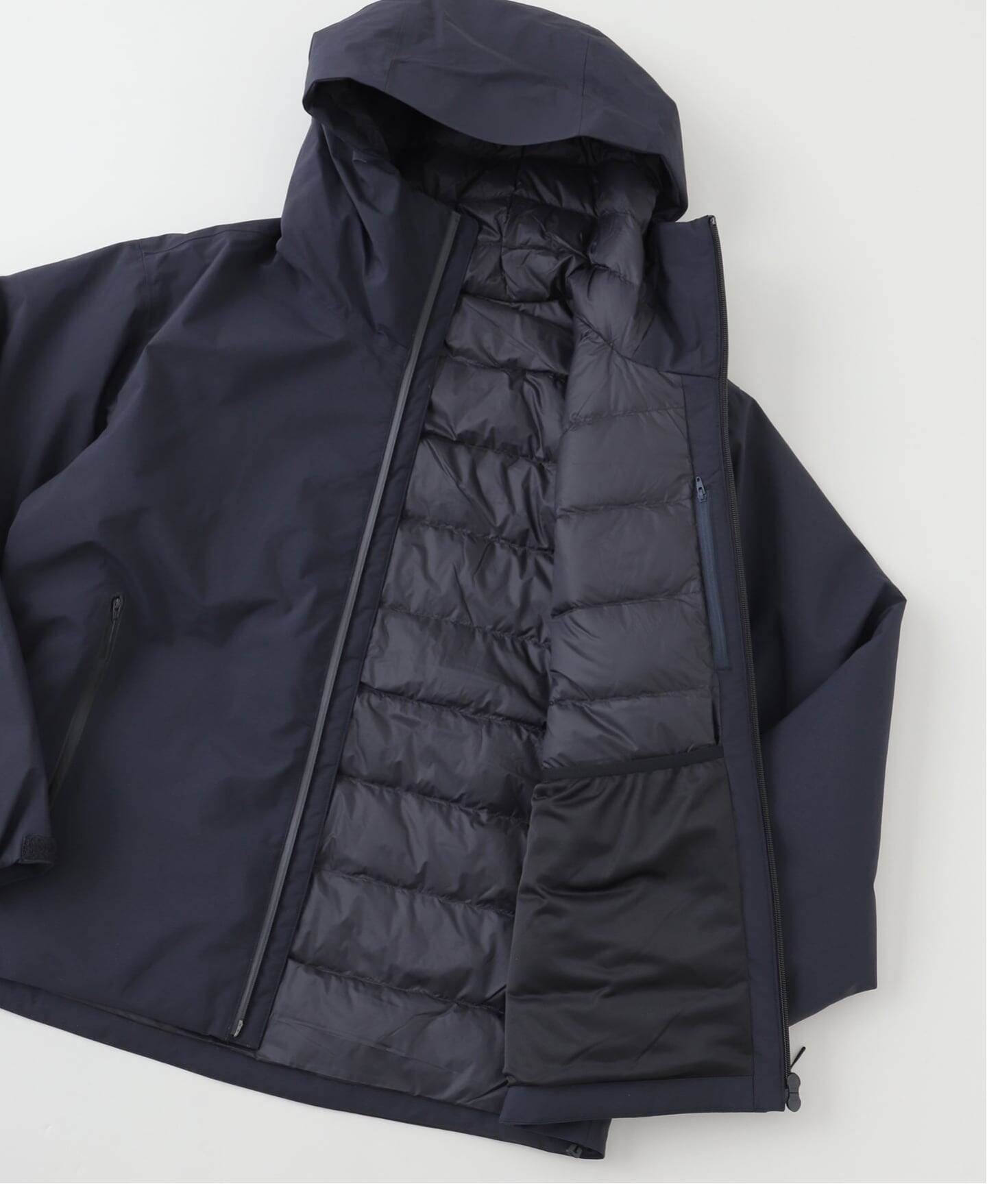 ES.1 3lyr down hoodie / ダウンパーカー（ダウンジャケット）｜417