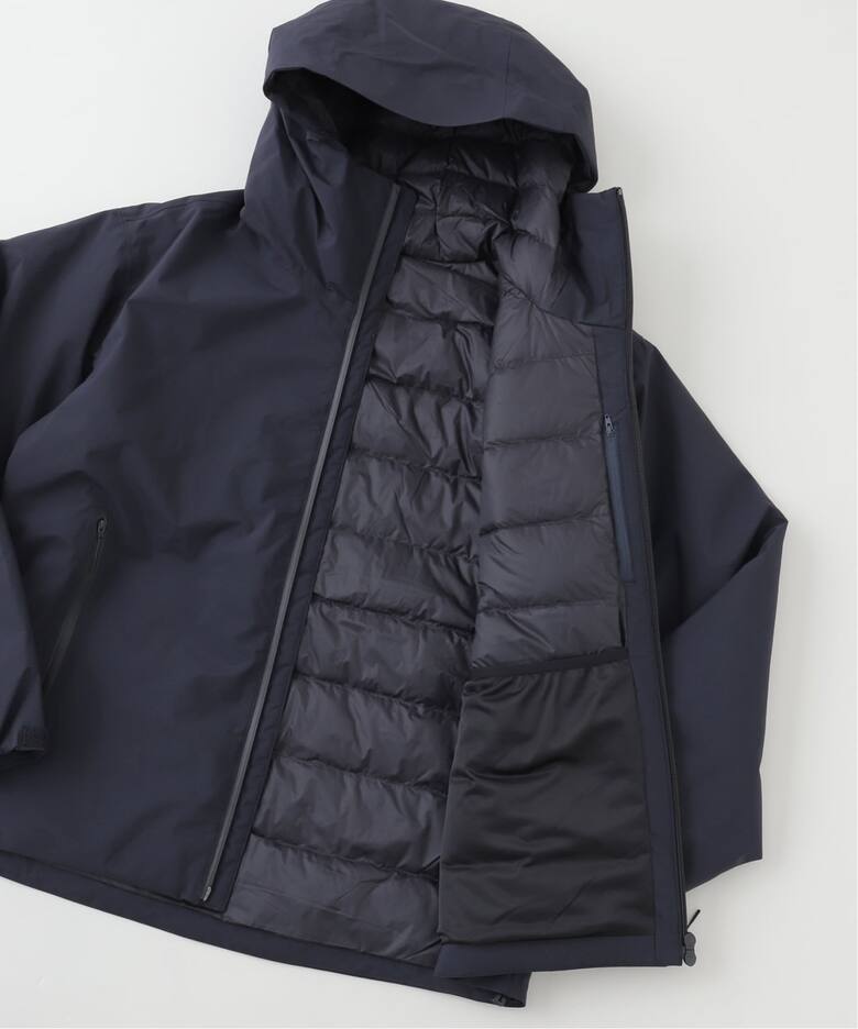 ES.1 3lyr down hoodie / ダウンパーカー（ダウンジャケット）｜417 