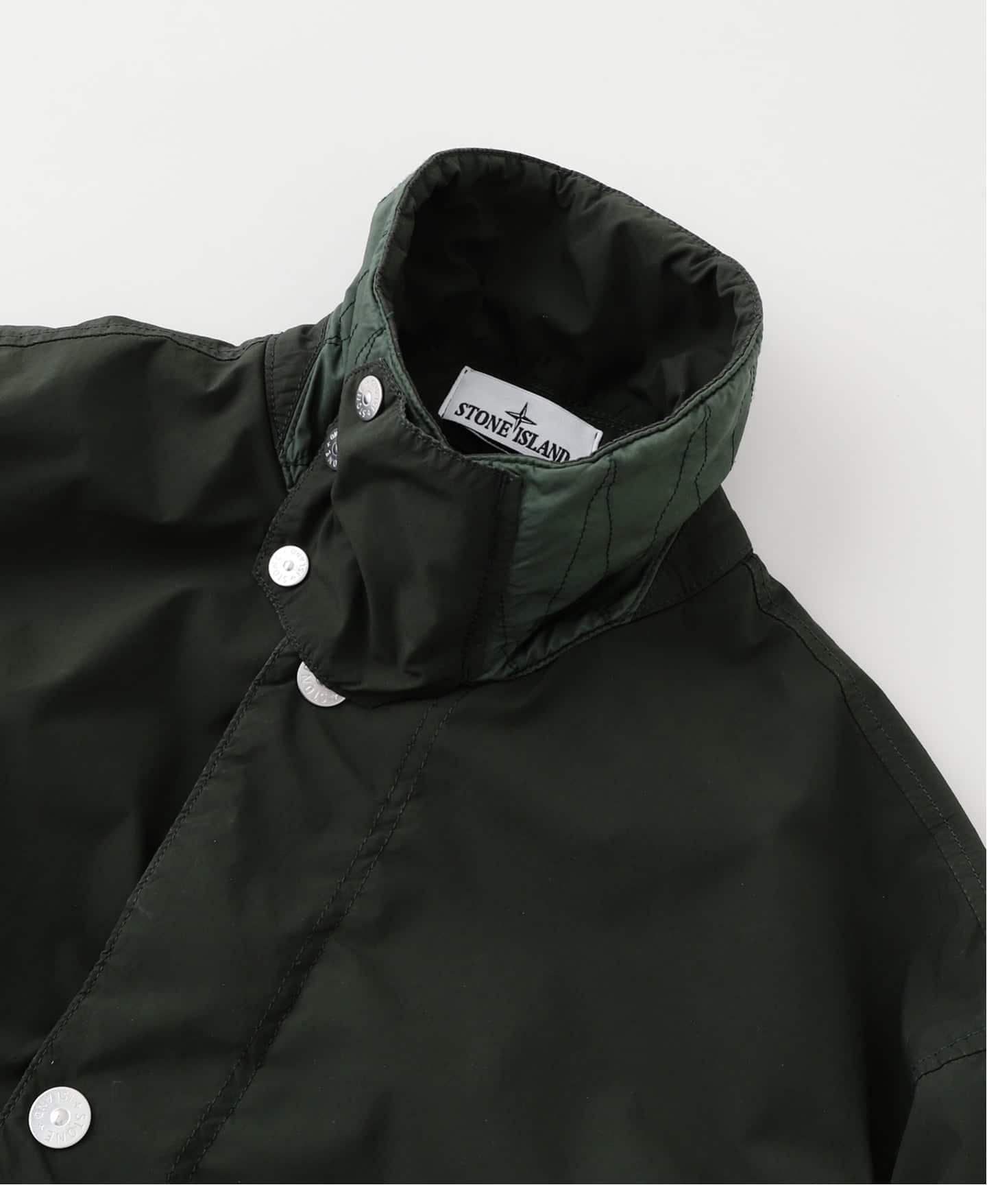 ジャケット・アウター STONE  PUFF COACH JACKET L Black Padded coach jacket with anti-drop 4100099 NYLON