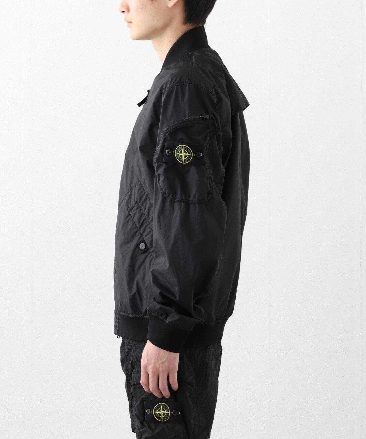 極美品 STONE ISLAND ボンバージャケット MA-1 Stone Island ストーンアイランド ガーメントダイ MA-1