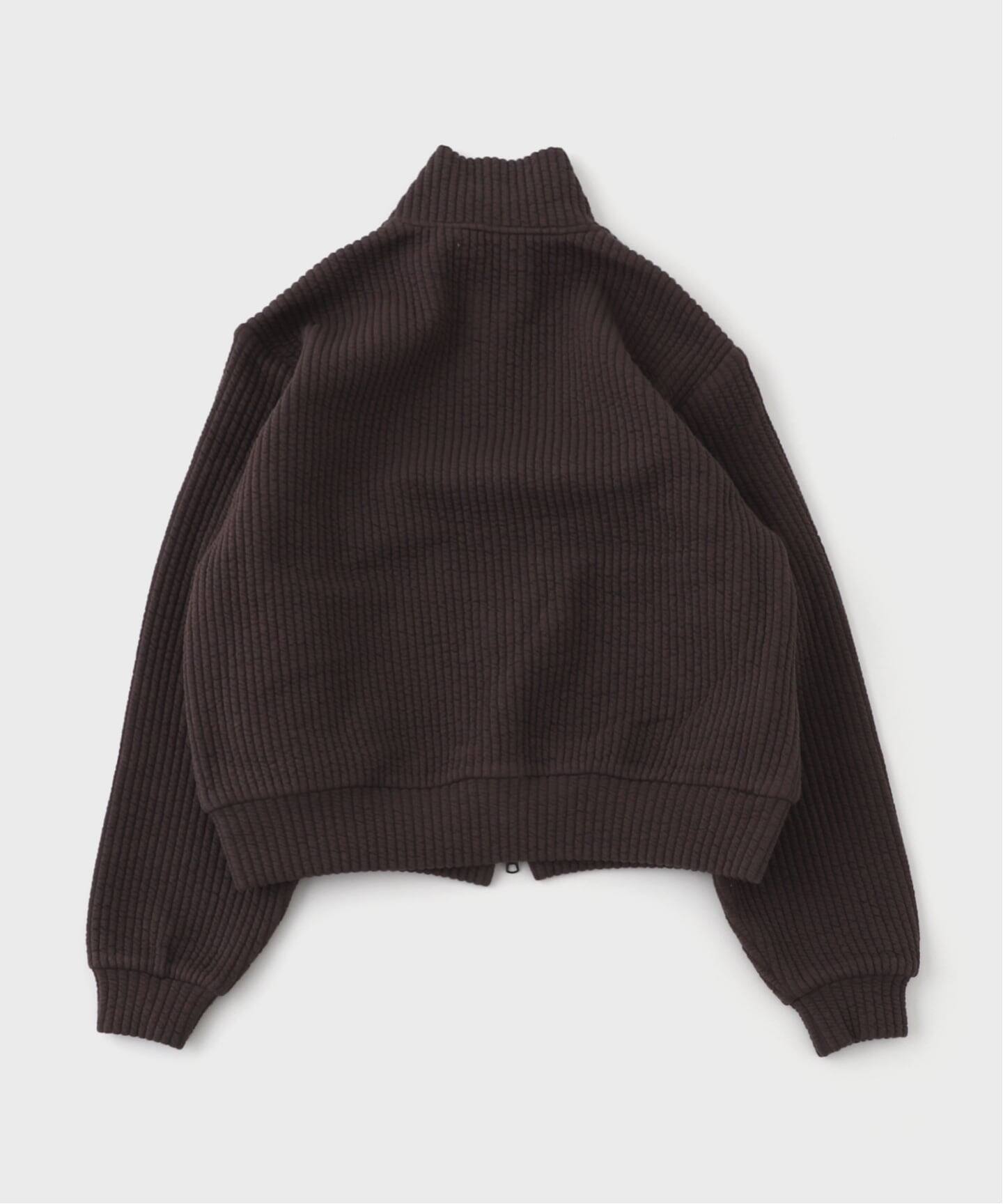 MATSUFUJI / マツフジ STRIPE JACQUARD STAND COLLAR JACKET（その他