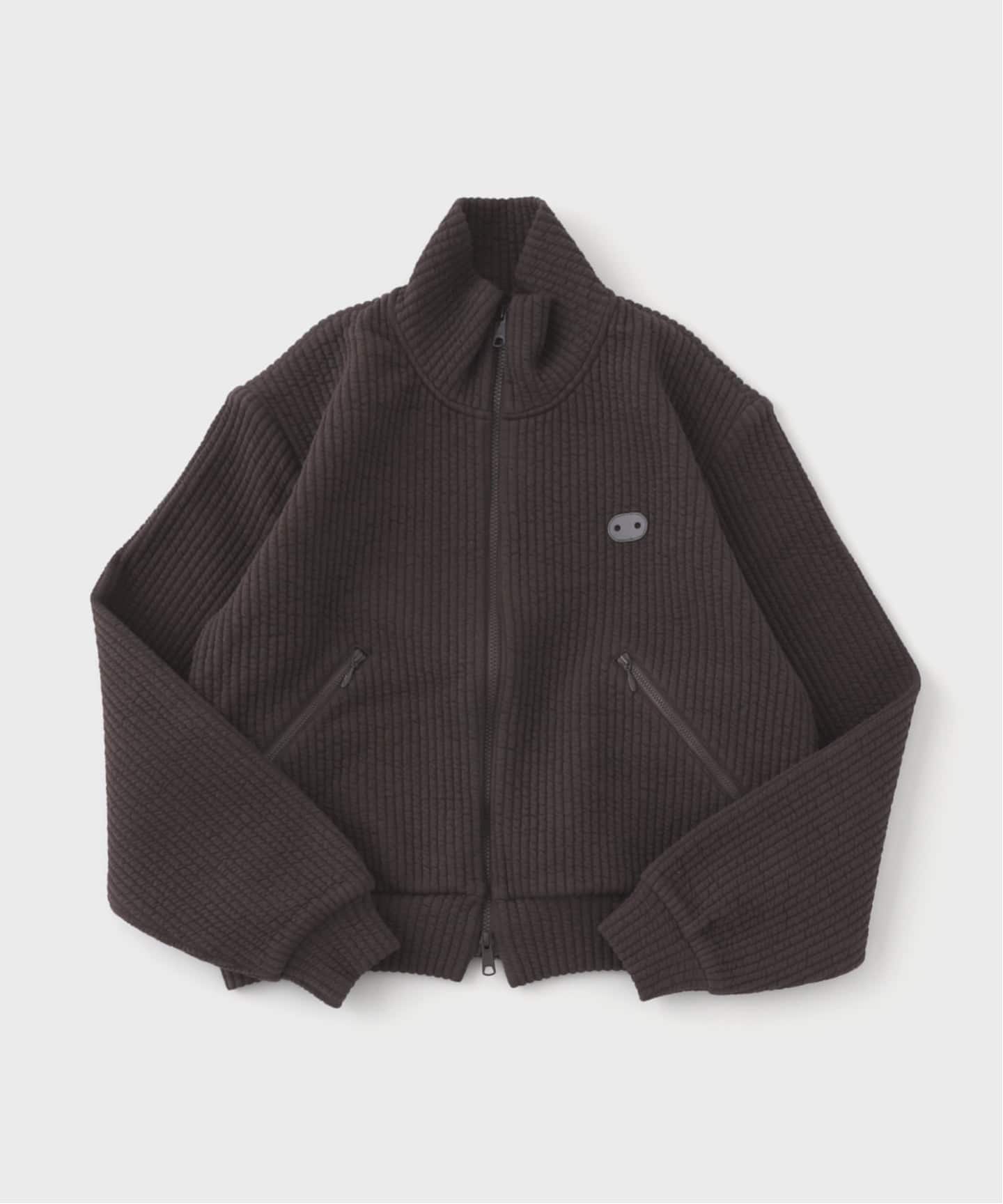 MATSUFUJI / マツフジ STRIPE JACQUARD STAND COLLAR JACKET