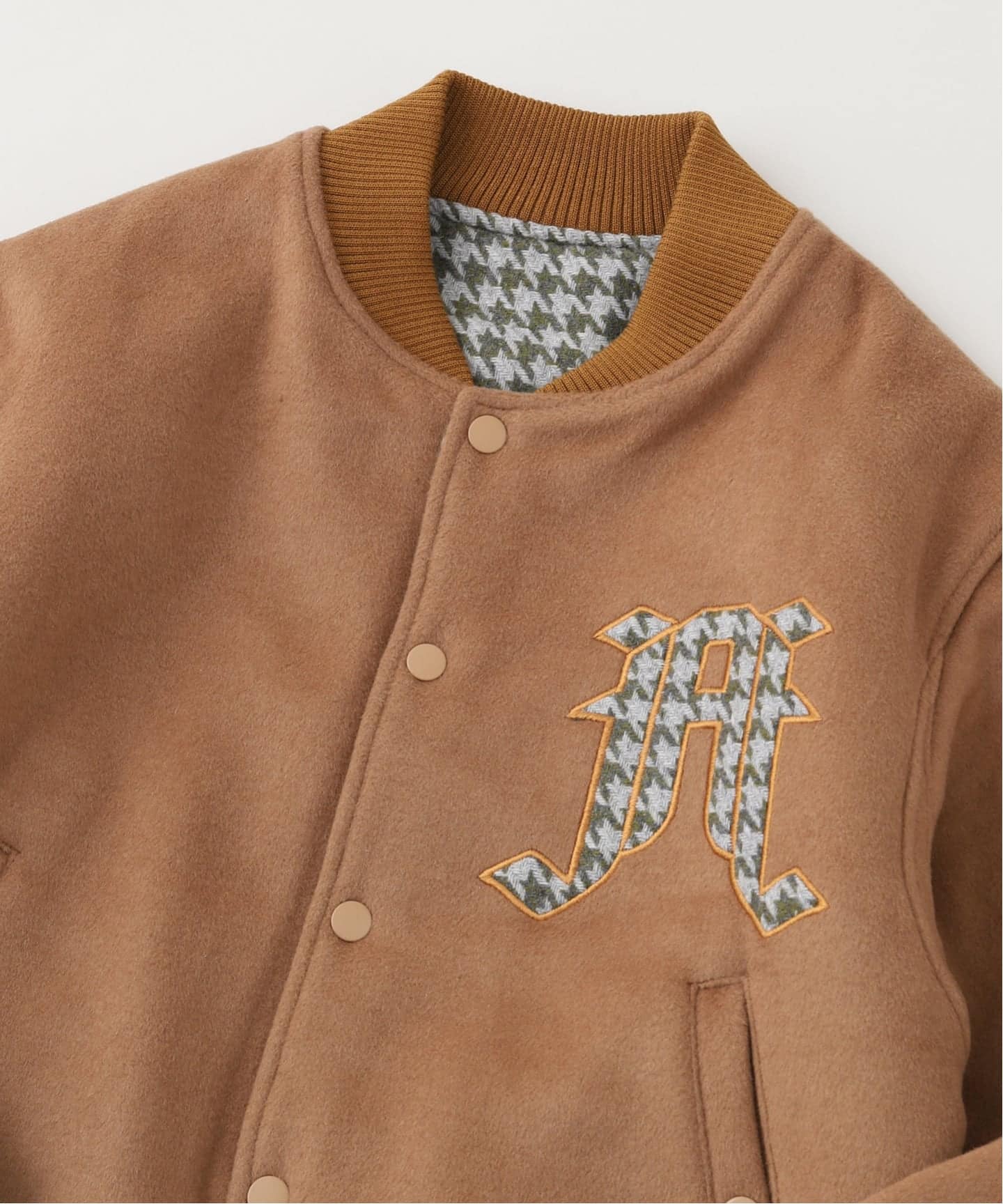 ジャケット・アウター FAF Fake As Flowers Stadium Jacket FAF (FAKE AS FLOWERS) / フェイク アズ フラワーズ LOGO TEAM