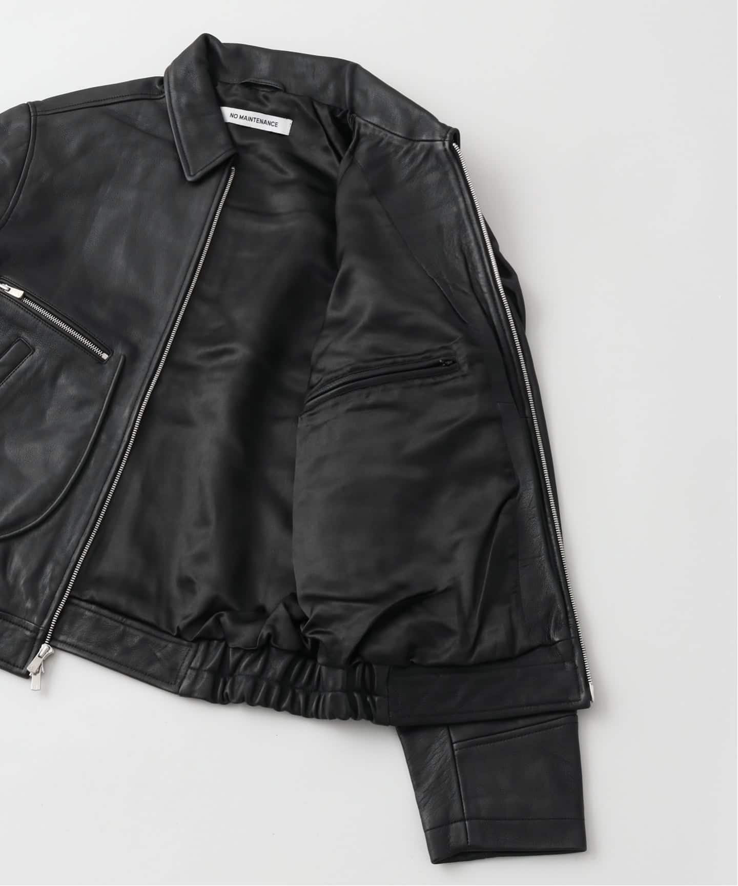 NO MAINTENANCE / ノーメンテナンス AERO LEATHER JACKET（レザー