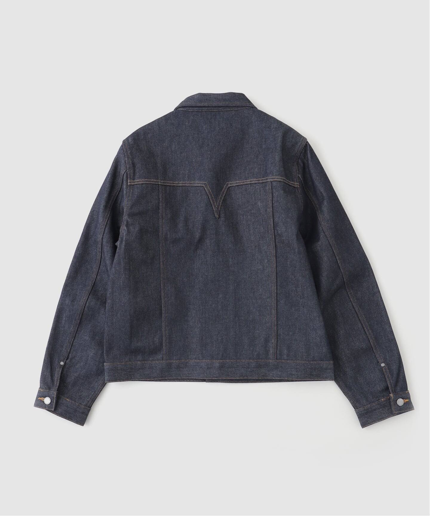 NO MAINTENANCE / ノーメンテナンス HAZE TRUCKER JACKET（デニム