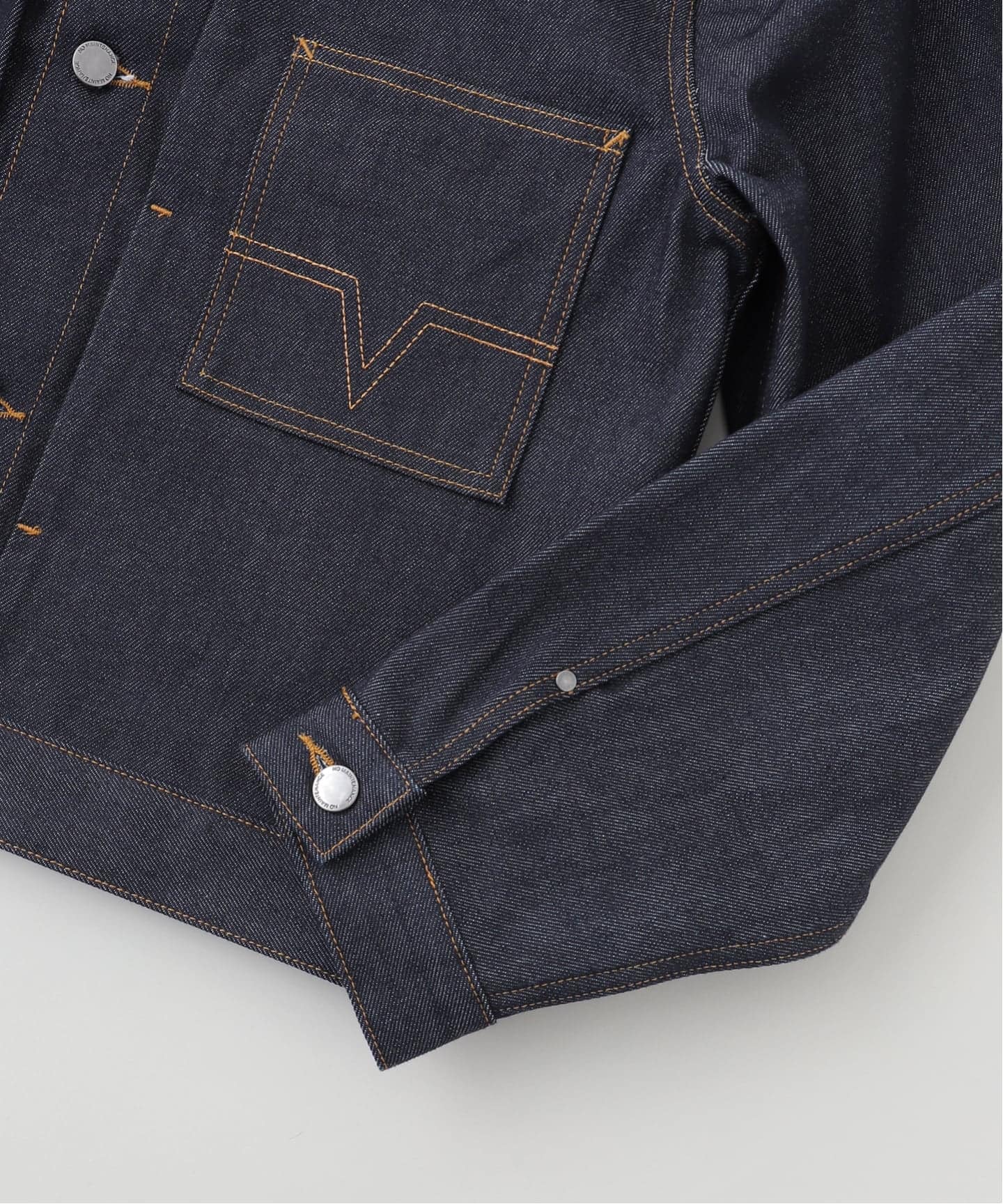 NO MAINTENANCE / ノーメンテナンス HAZE TRUCKER JACKET（デニム