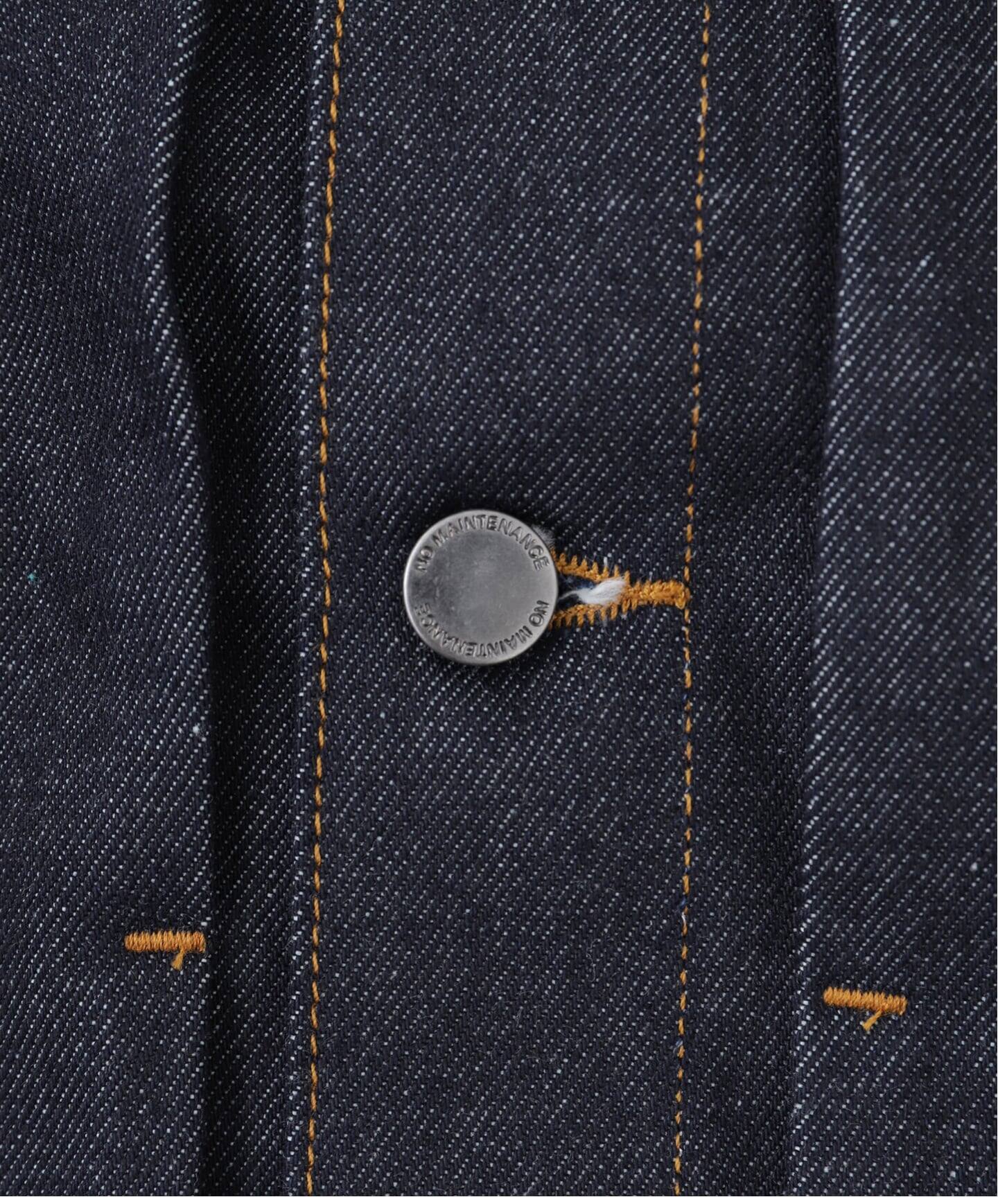 NO MAINTENANCE / ノーメンテナンス HAZE TRUCKER JACKET（デニム