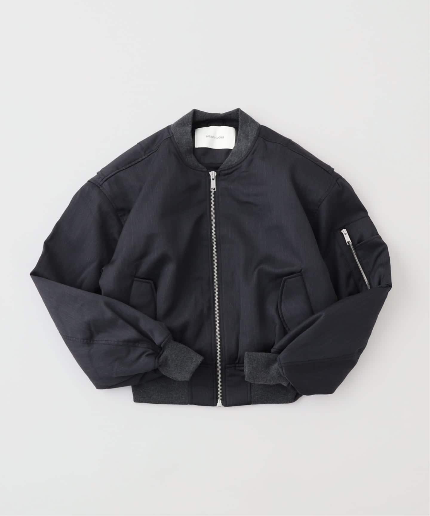 Entire studios jacket ブラック ジャケット　ブルゾン entire studios MOTO BOMBER JACKET ブラック