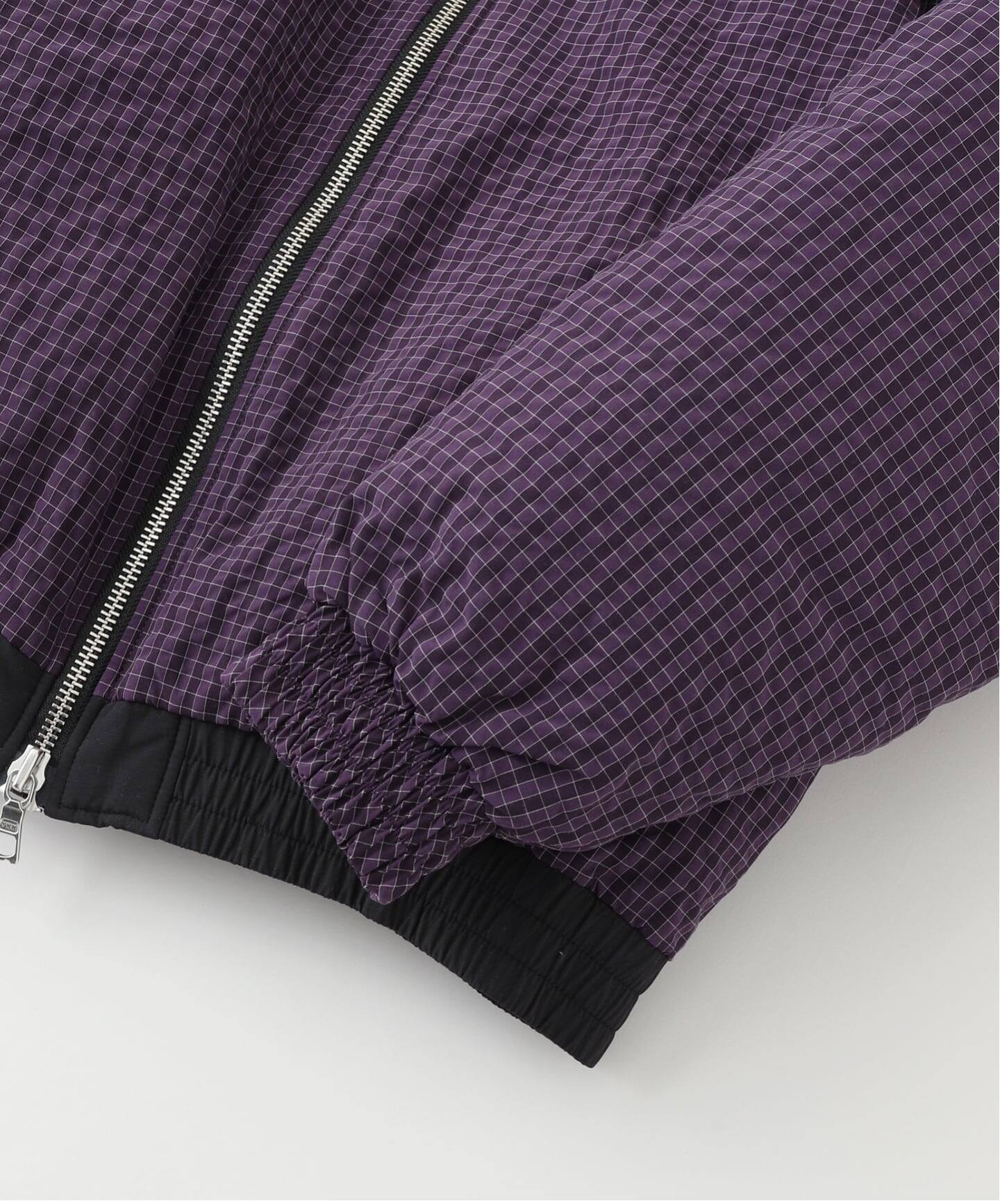 WOKE EDGE / ウォークエッジ FUR COLLAR CHECKERED DOWN JKT（ダウン