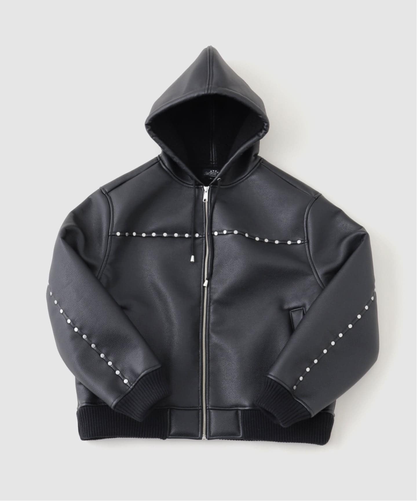 AFB / エーエフビー HOODED STUDDED BOMBER（その他ブルゾン／アウター