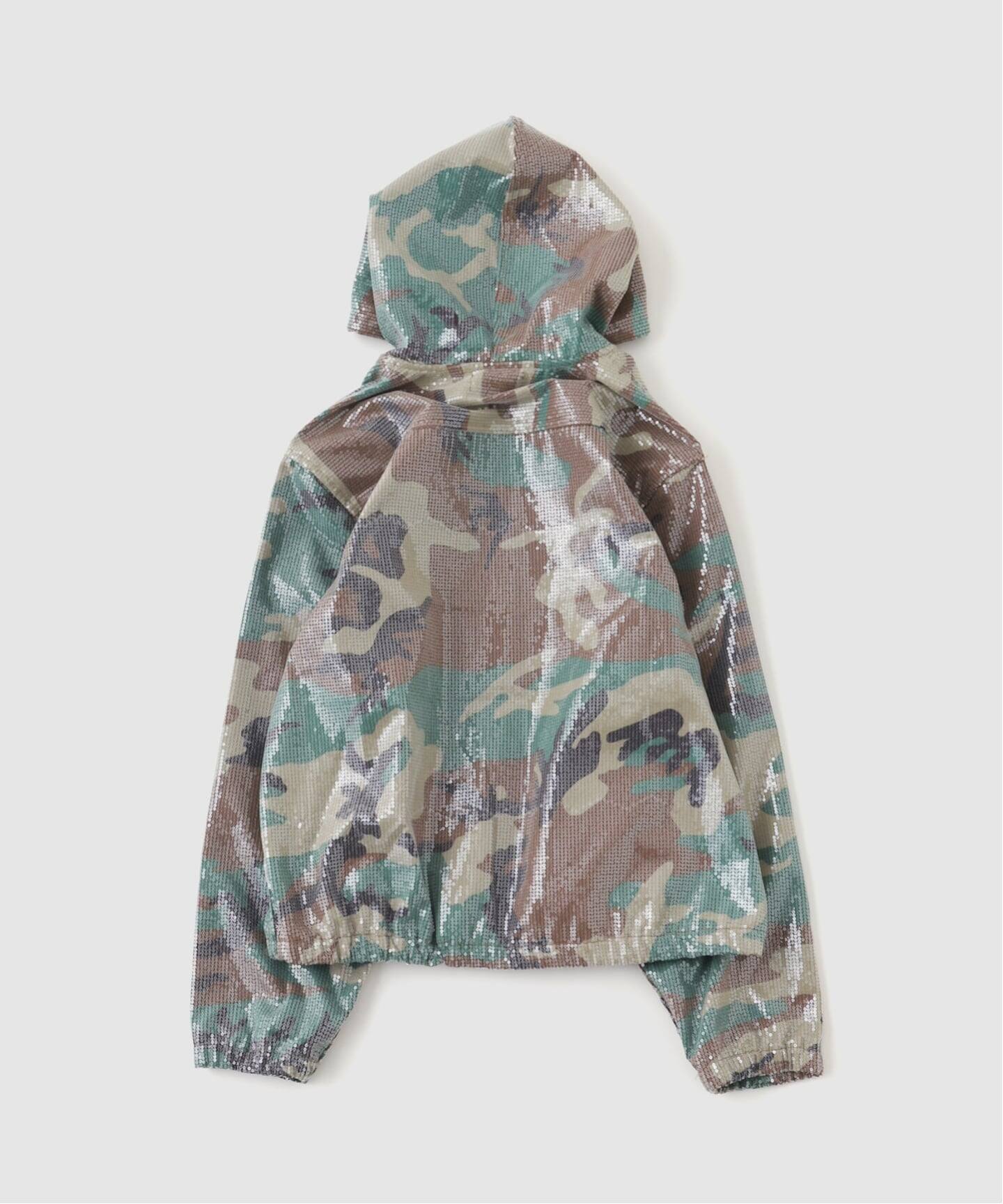 AFB / エーエフビー HOODED SPANGLE FLANNEL JACKET（その他ブルゾン